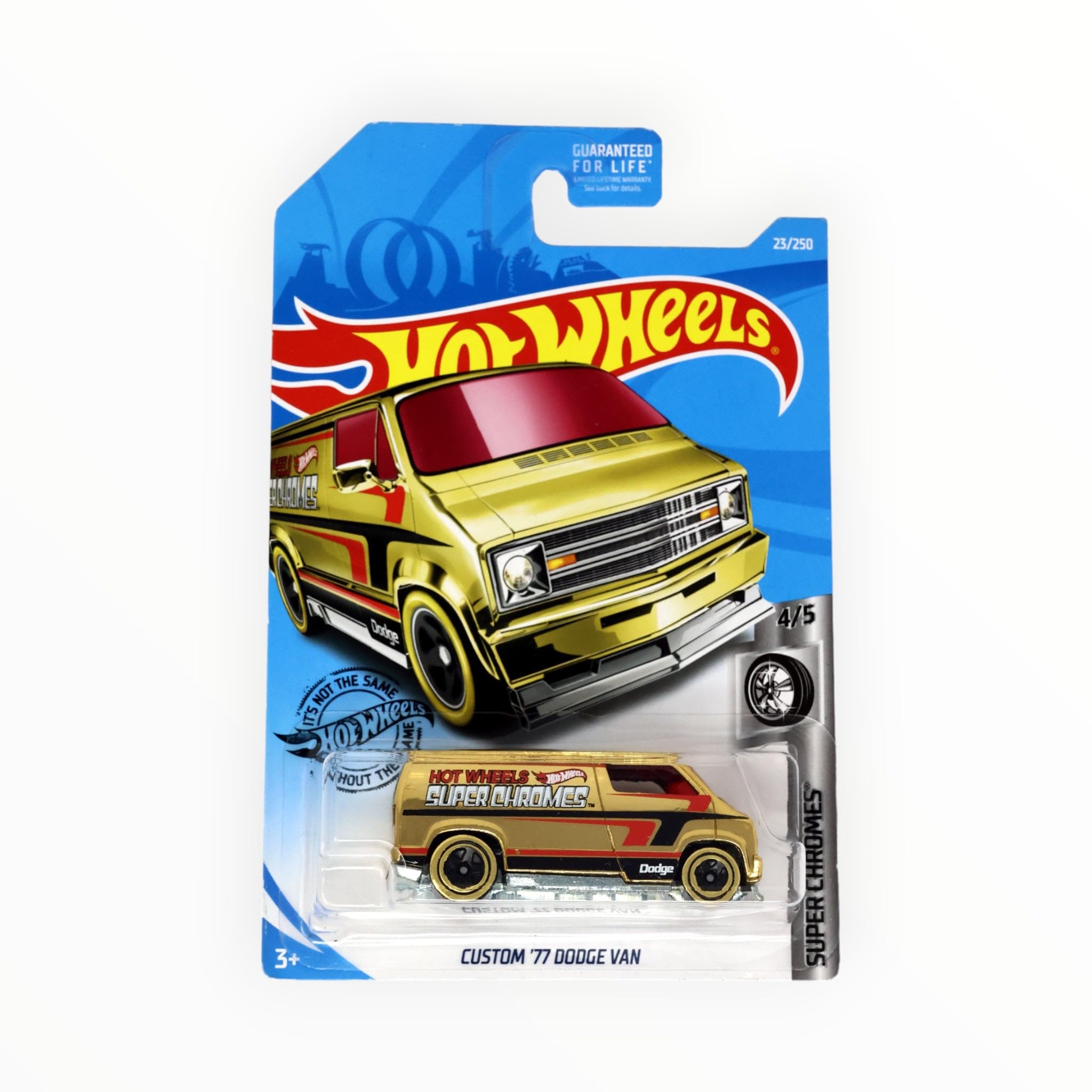 Amazon | Hot Wheels 2019 Super Chromes Custom '77 Dodge Van, 23