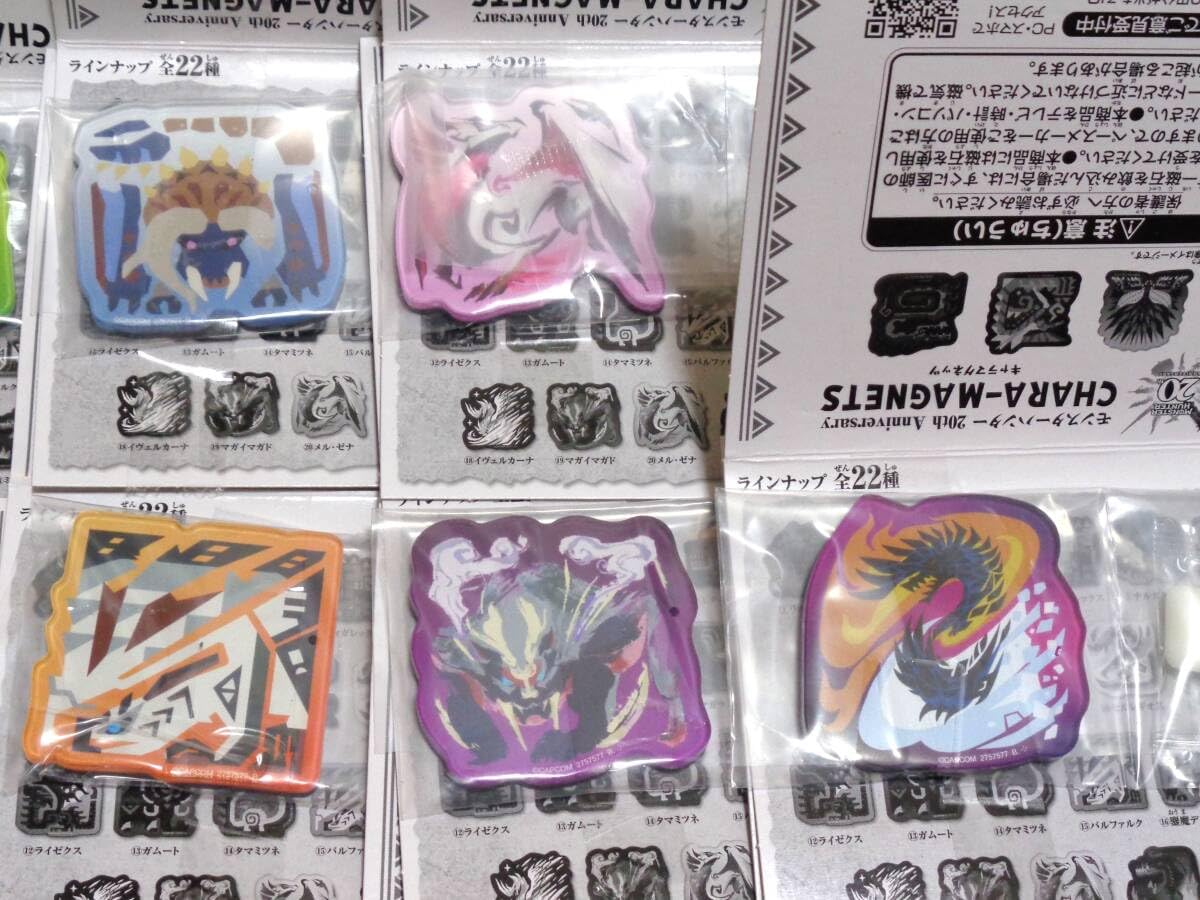 Amazon.co.jp: モンスターハンター 20th Anniversary キャラマグネッツ