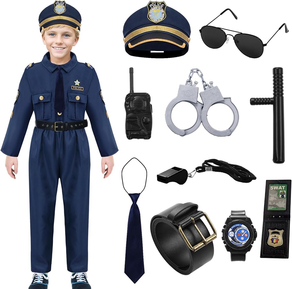 Amazon.co.jp: [Formemory] ポリス コスプレ 子供 セット 警察官