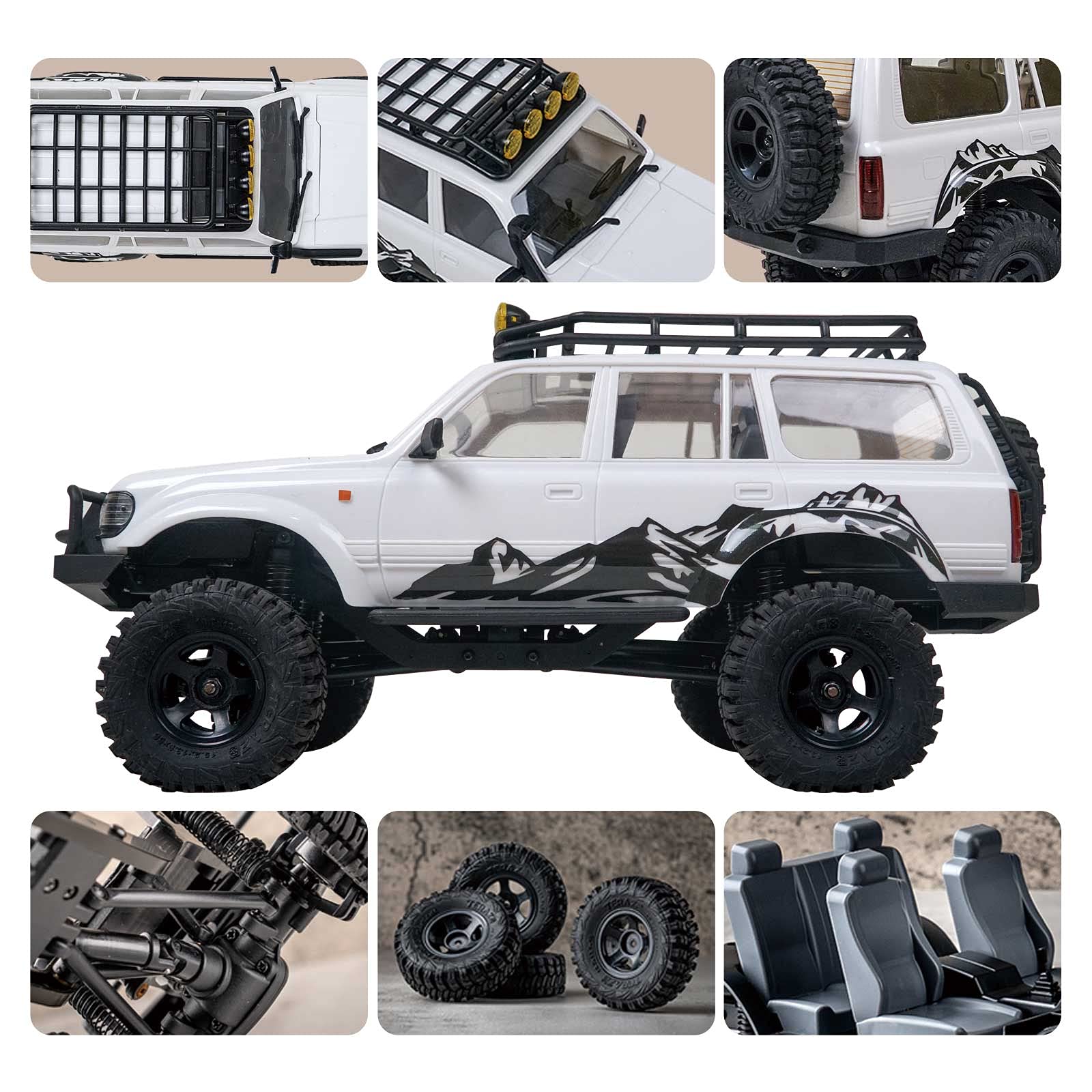 WOWRC EAZYRC Patriot 1/18 2.4Ghz Crawler RC Car, All Terrain Hobby