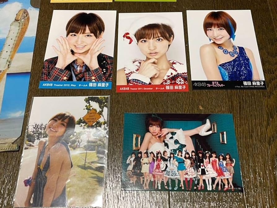 Amazon.co.jp: AKB48 篠田麻里子 生写真 クリアファイル セット 神7