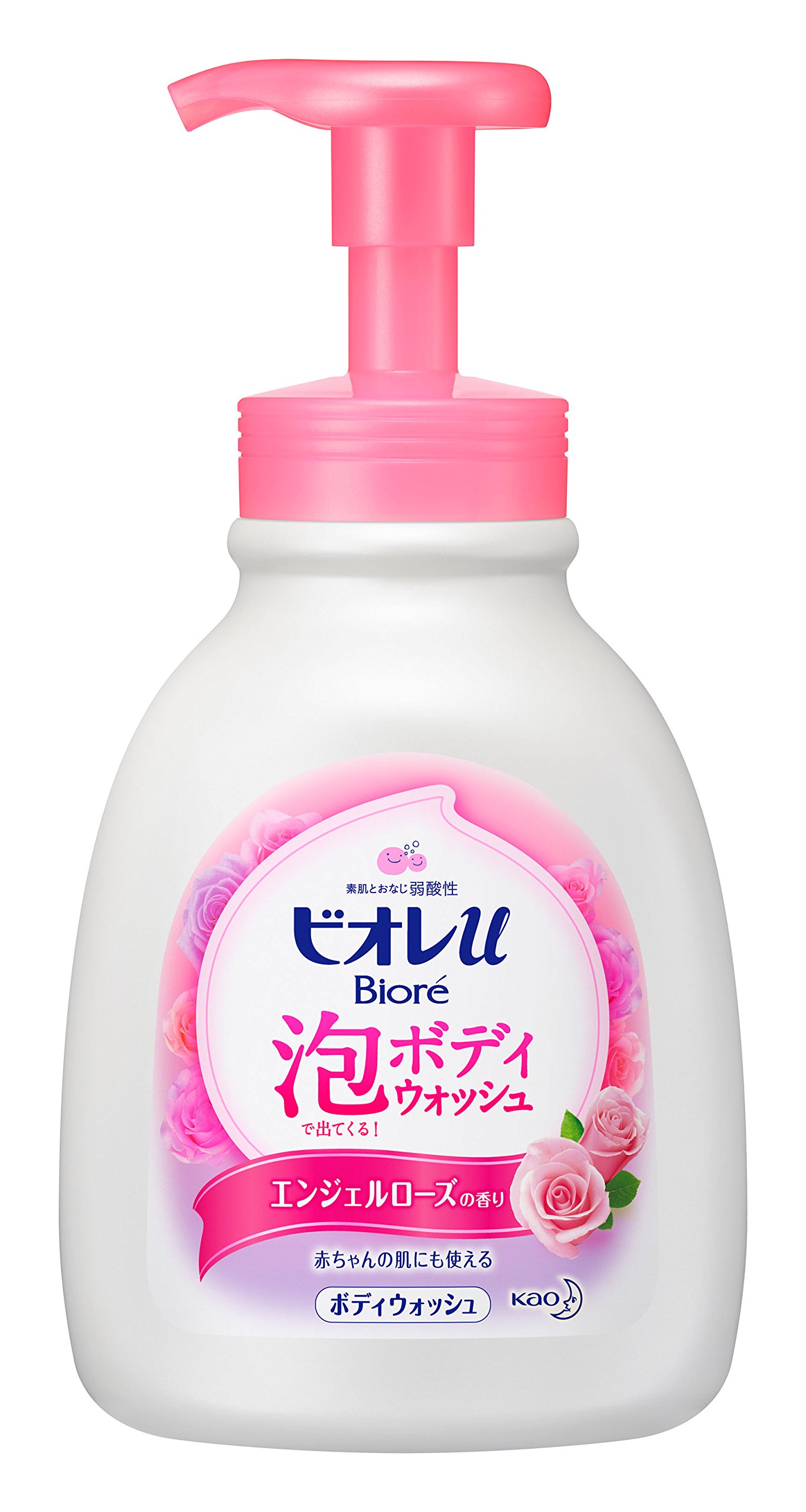 Amazon | ビオレu 泡で出てくるボディウォッシュ ポンプ ローズ 600ml