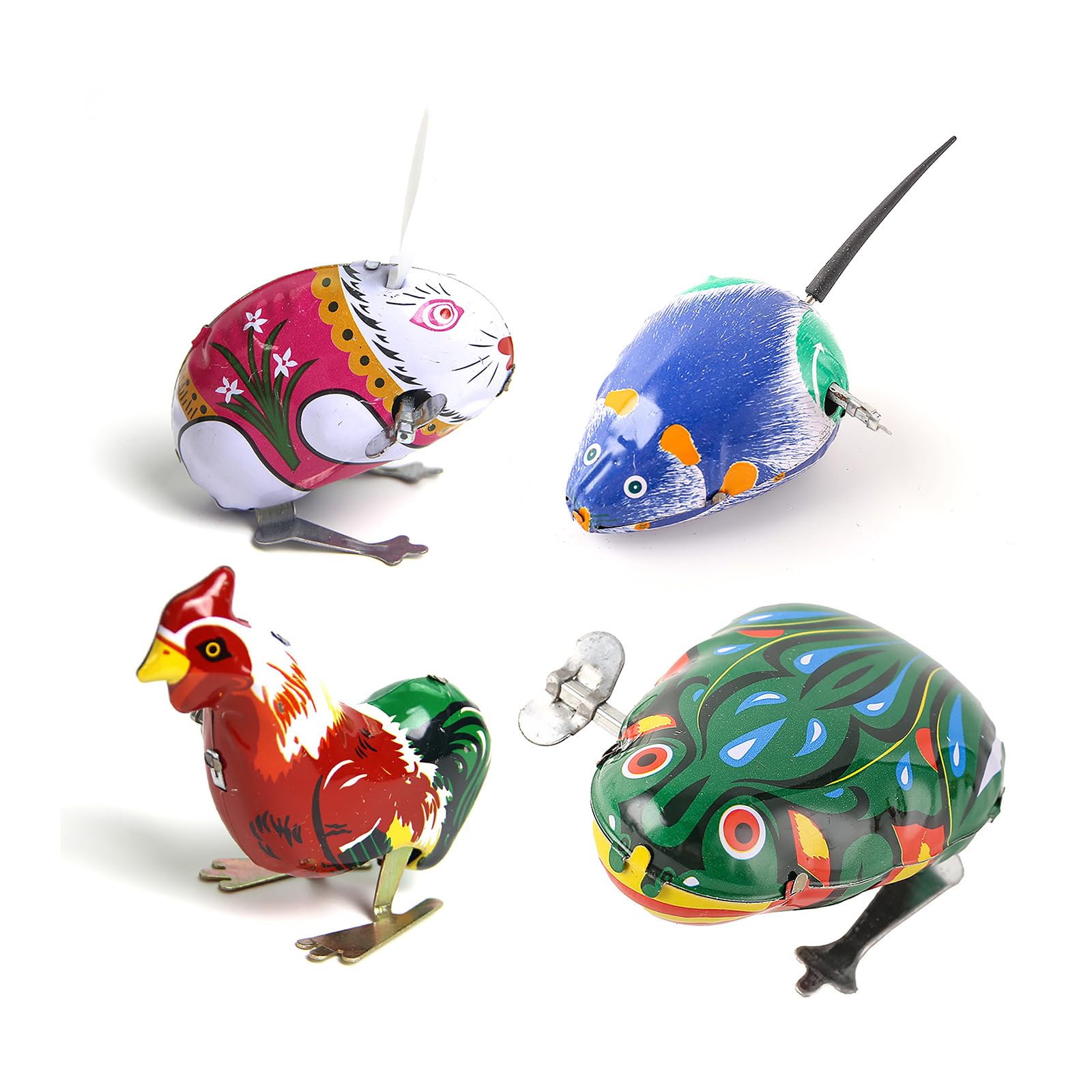 Amazon.co.jp: ブリキ おもちゃ ビンテージ ゼンマイ仕掛け おもちゃ