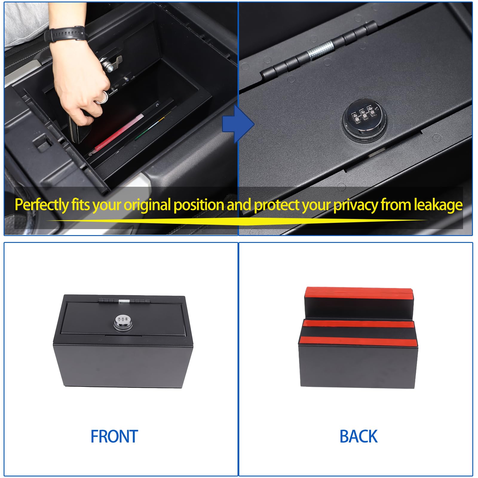 Amazon.com: Center Console Safe Box Compatible with Nissan Titan