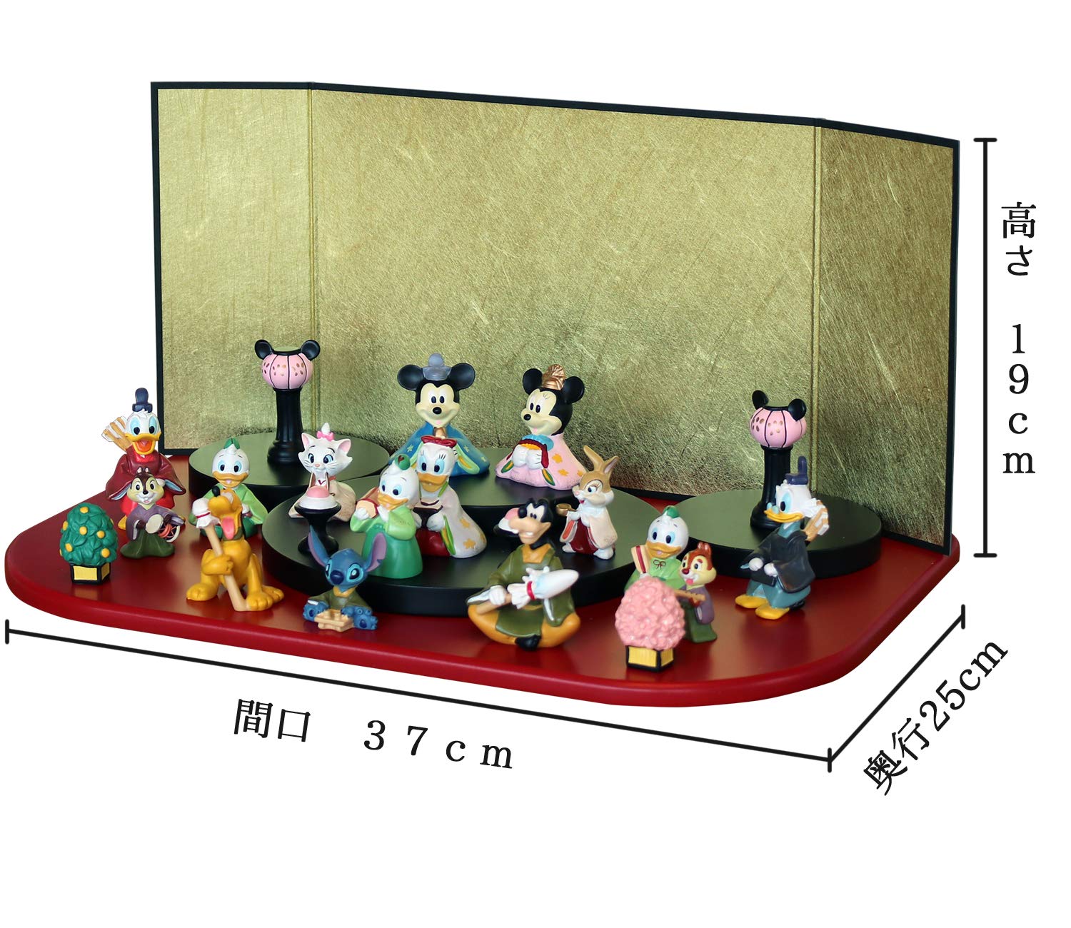 Amazon.co.jp: Yoshitoku 183118 Disney Character Tiered Hina Dolls