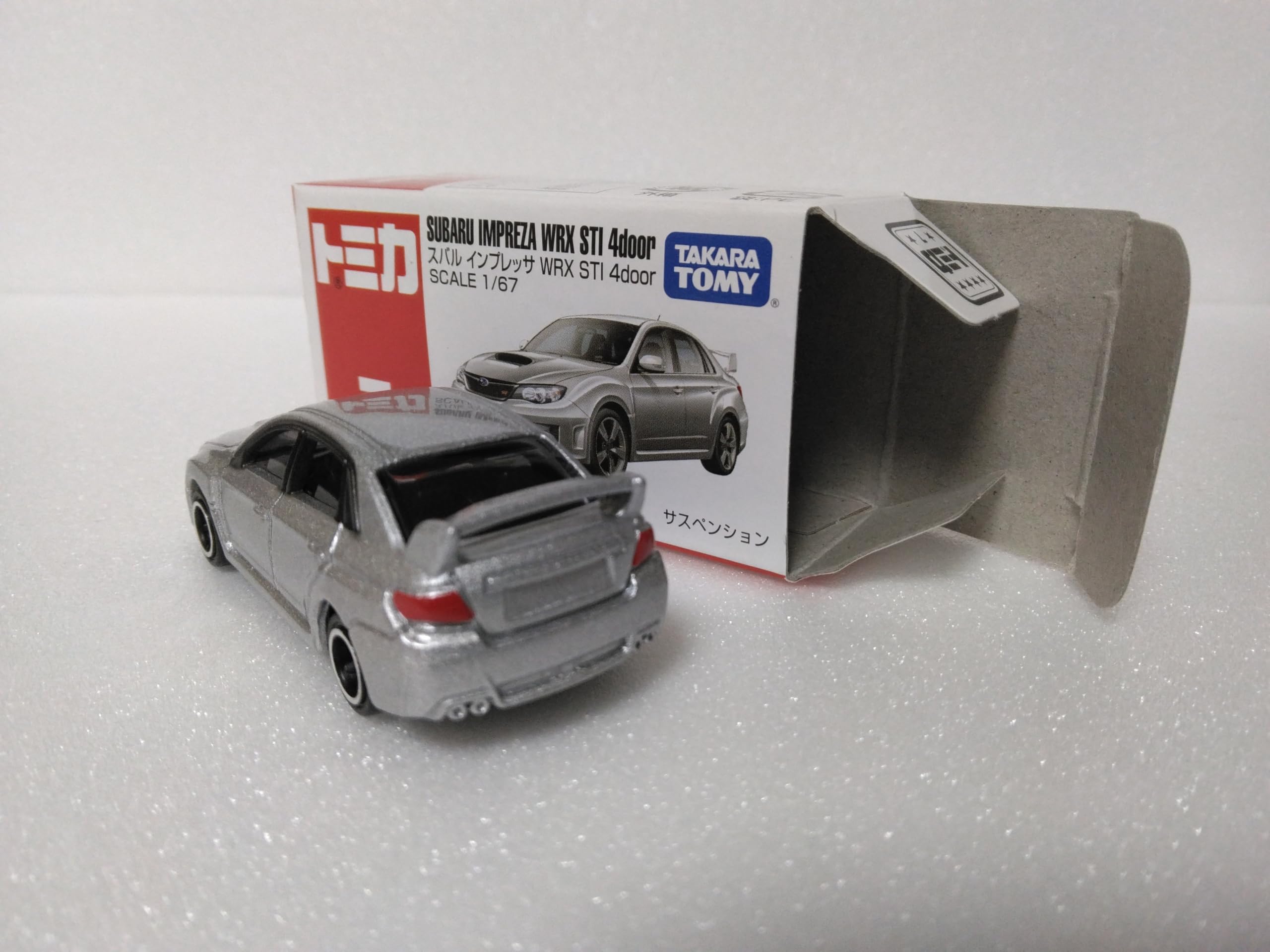 Amazon.co.jp: トミカ No.7 スバル インプレッサ WRX STI 4ドア, 1/67