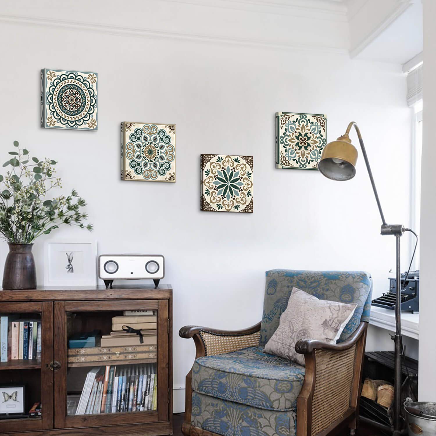 Amazon.com: ARTISTIC PATH Bohemia Pattern Printing Wall Art