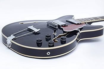 Amazon.com: GROTE Jazz Electric Guitar Semi-Hollow Body Trapeze