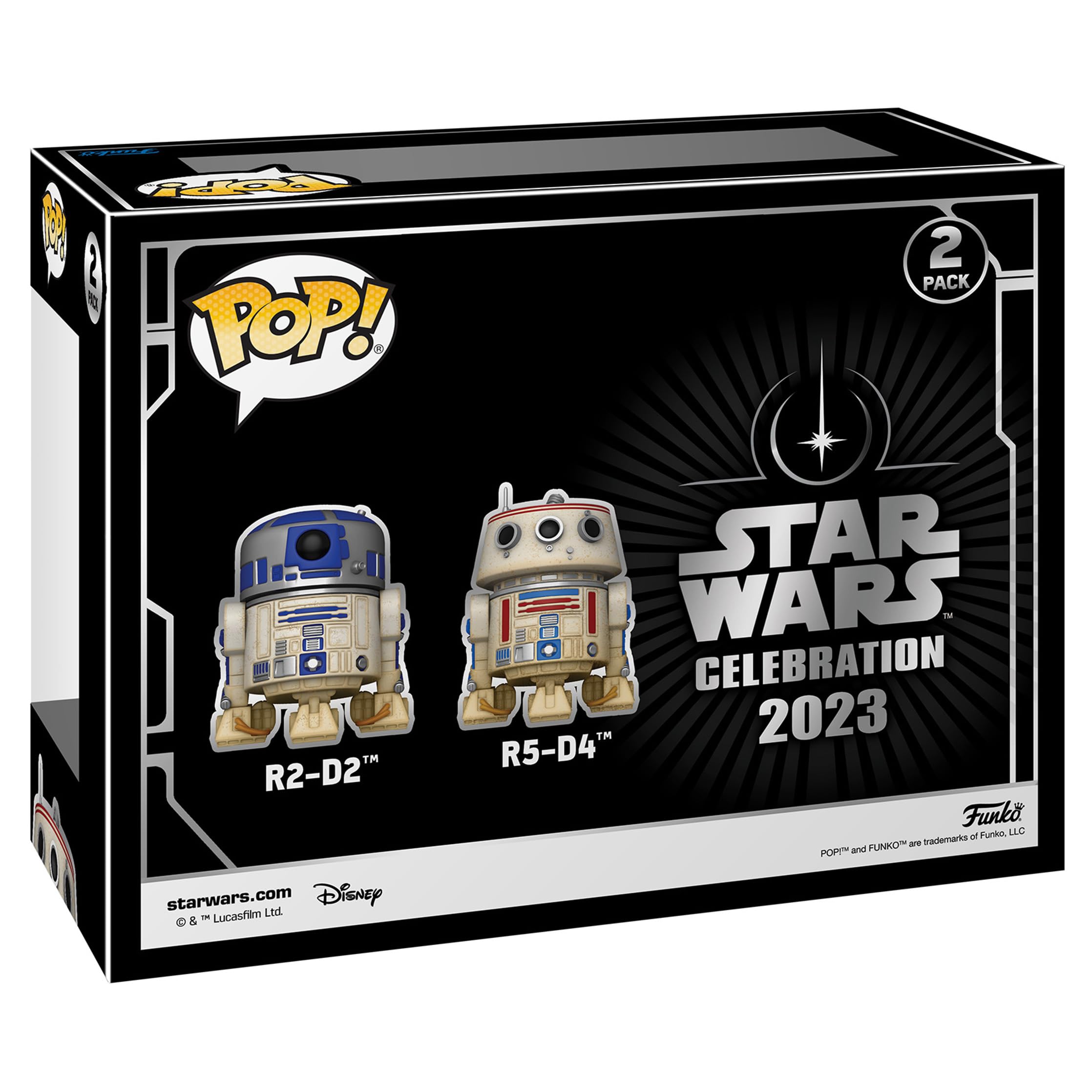 Amazon.co.jp: Funko POP! Star Wars Celebration 2023 R2-D2 and R5