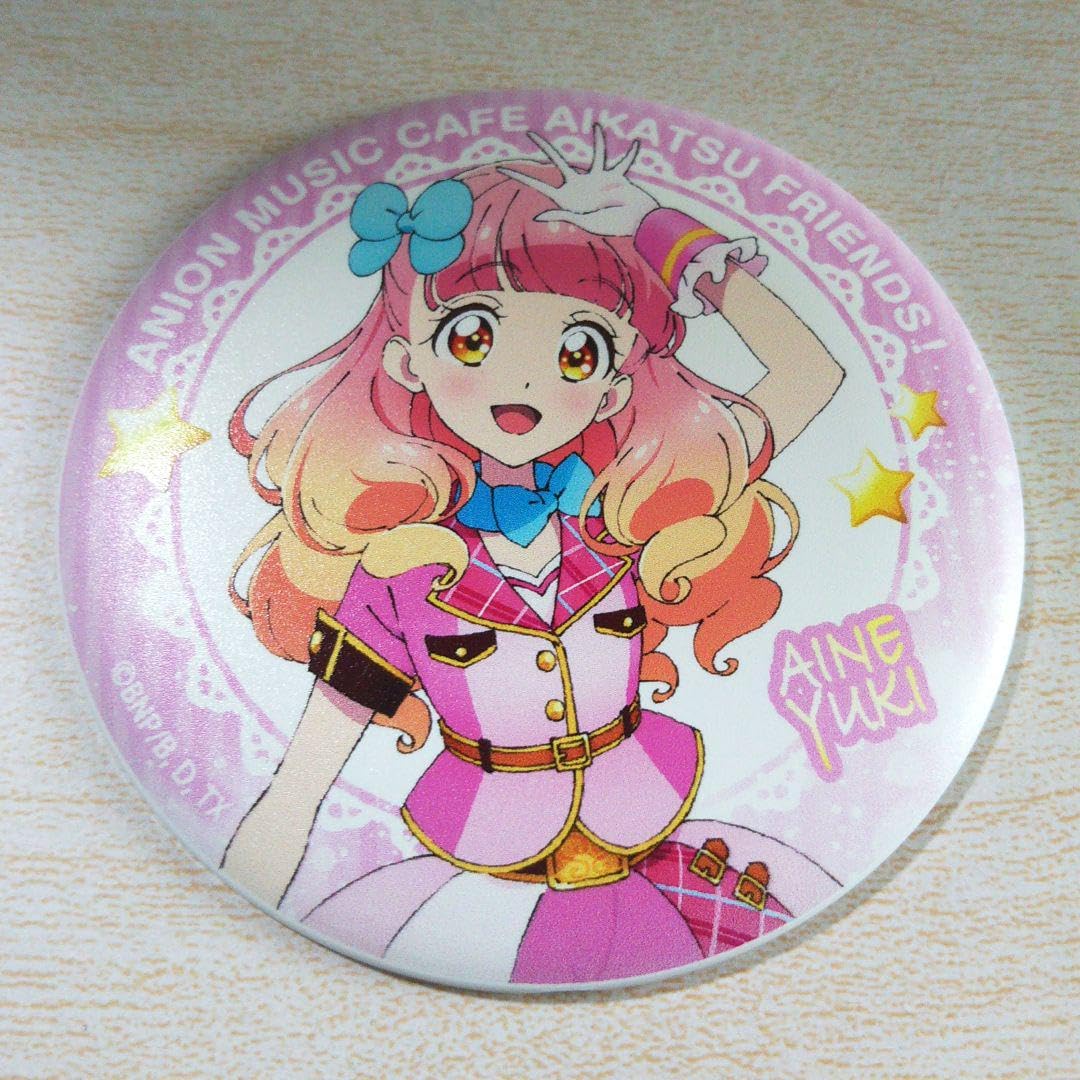 Amazon.co.jp: アイカツフレンズ 友希あいね アニON マグバッジ 缶