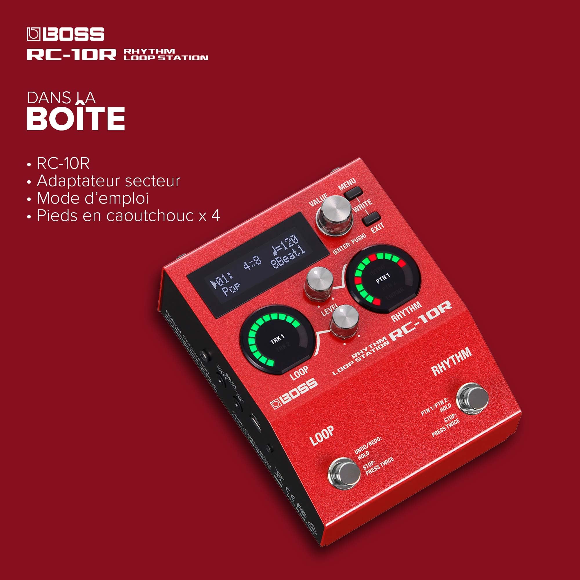 Rhythm Loop Station RC-10R BOSS | Des boucles et des rythmes