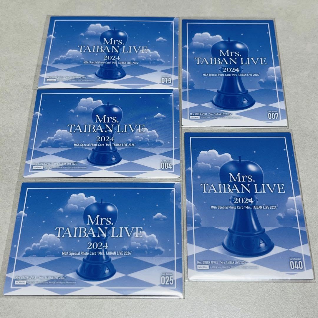 Amazon.co.jp: ミセス 対バンライブ フォトカード 若井滉斗 5枚セット