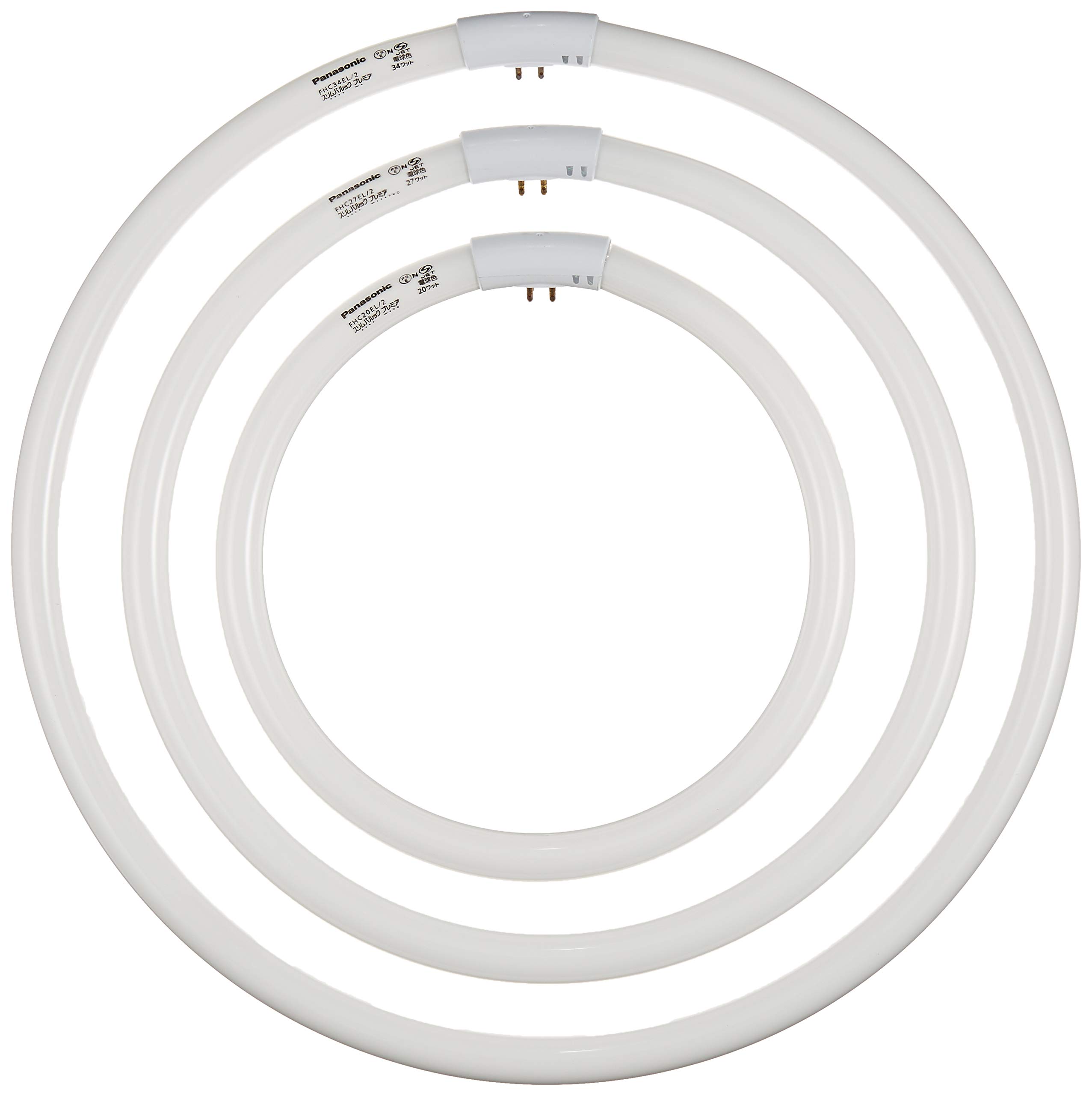 Panasonic スリムパルック3本セット1点とLEDサークルランプ4点の5点