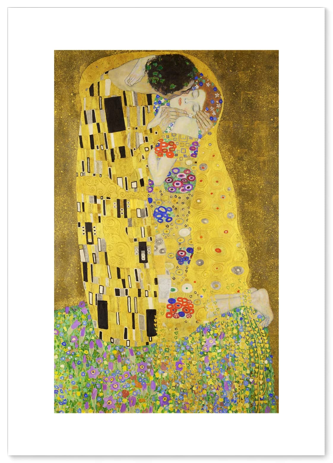 Amazon.co.jp: ポスター (クリムト 接吻 キス) A4サイズ 絵画 (日本製