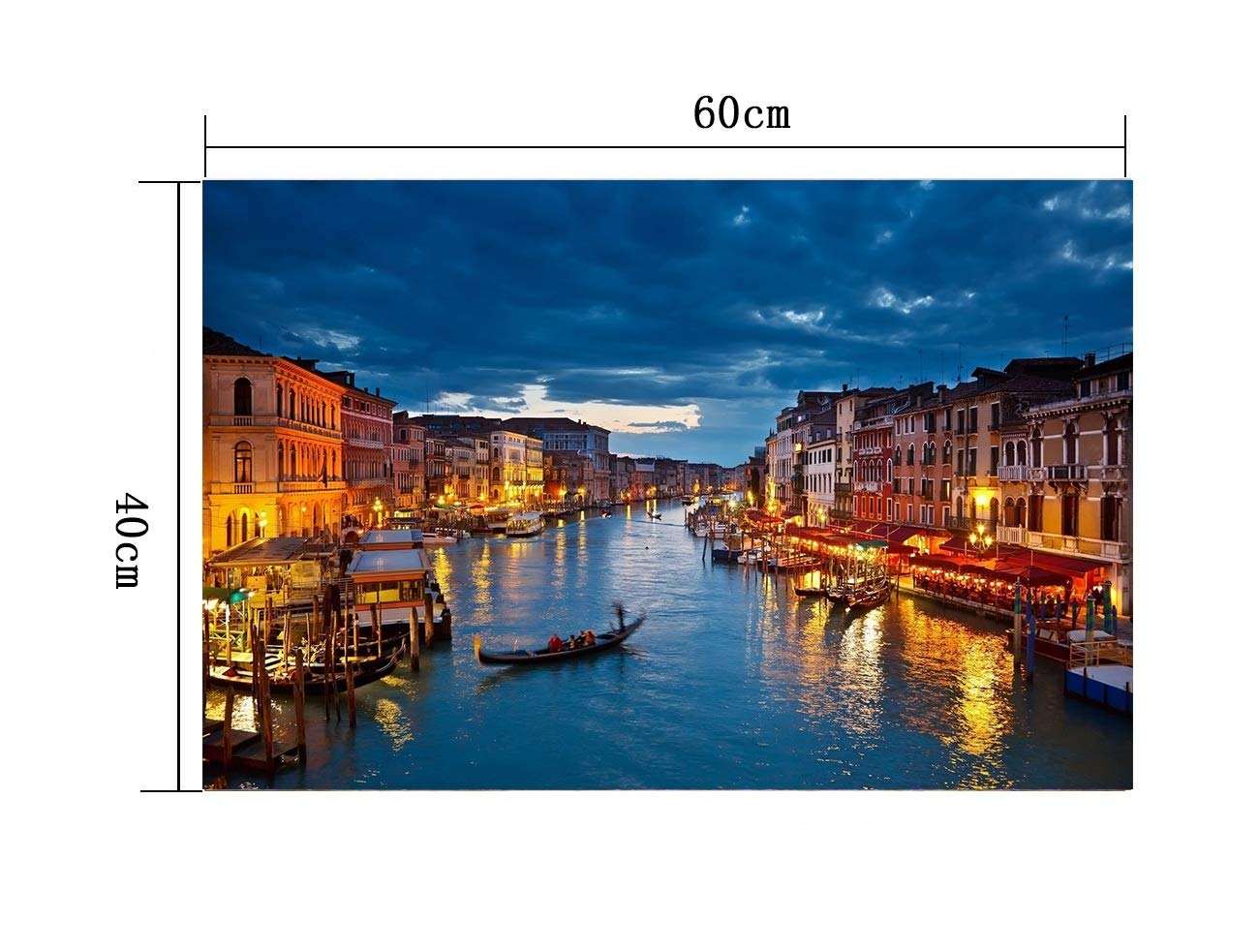 Amazon.co.jp: Potooart 水の都ヴェネツィア ポスター キャンバス絵画