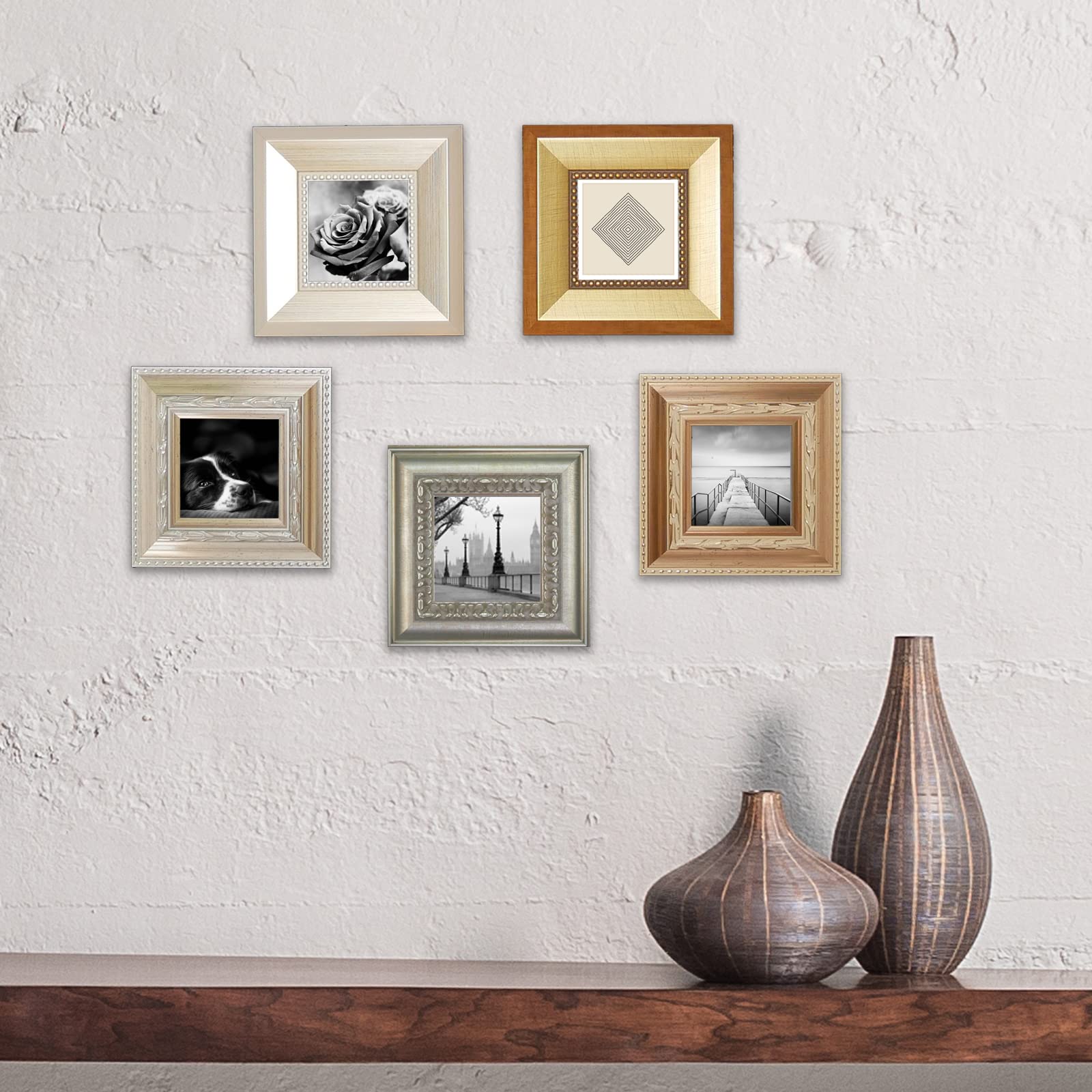 Amazon.co.jp: 小さい ミニ 額縁 額 アンティーク調 アートフレーム