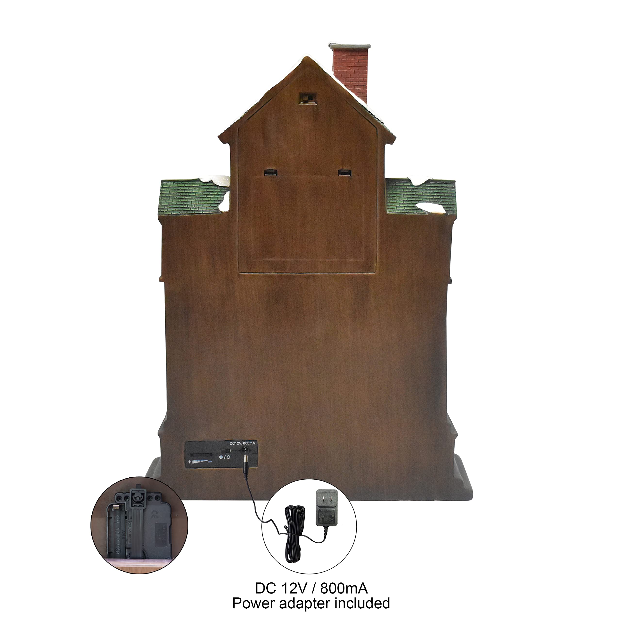 Amazon.co.jp: MOMENTS IN TIME 17インチ クリスマス鳩時計