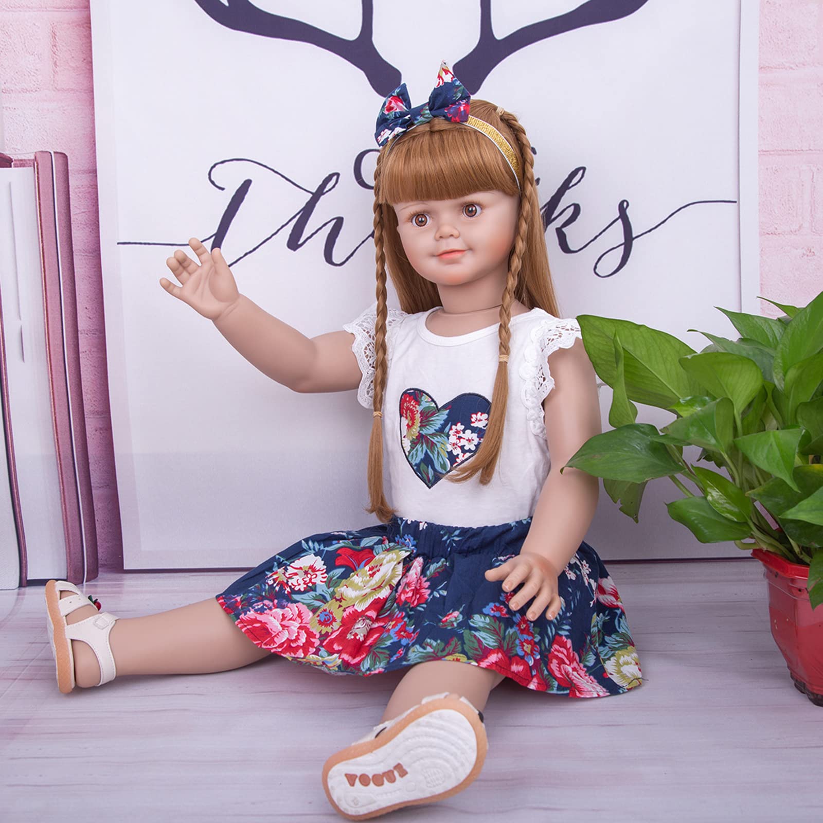 Amazon.co.jp: 80CM巨大なリボーンドール39インチの女の子の子供たちの