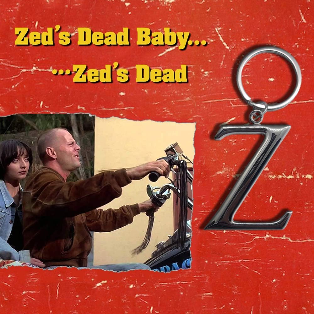 Amazon.com: Pulp Fiction Z Keychain | Zed's Dead Replica Keychain