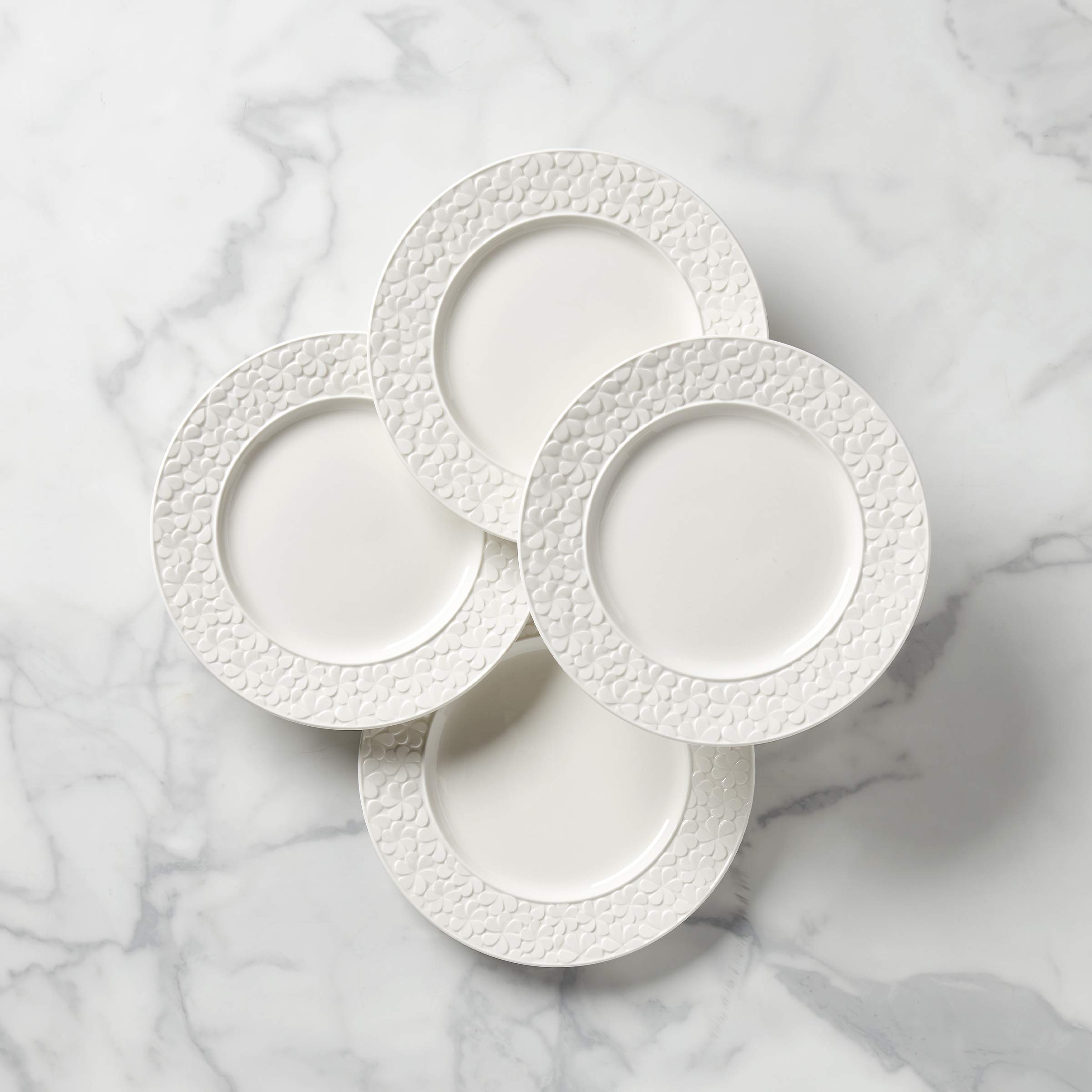 Kate Spade 891945 Blossom Lane 4-Piece Accent Plate Set : Amazon