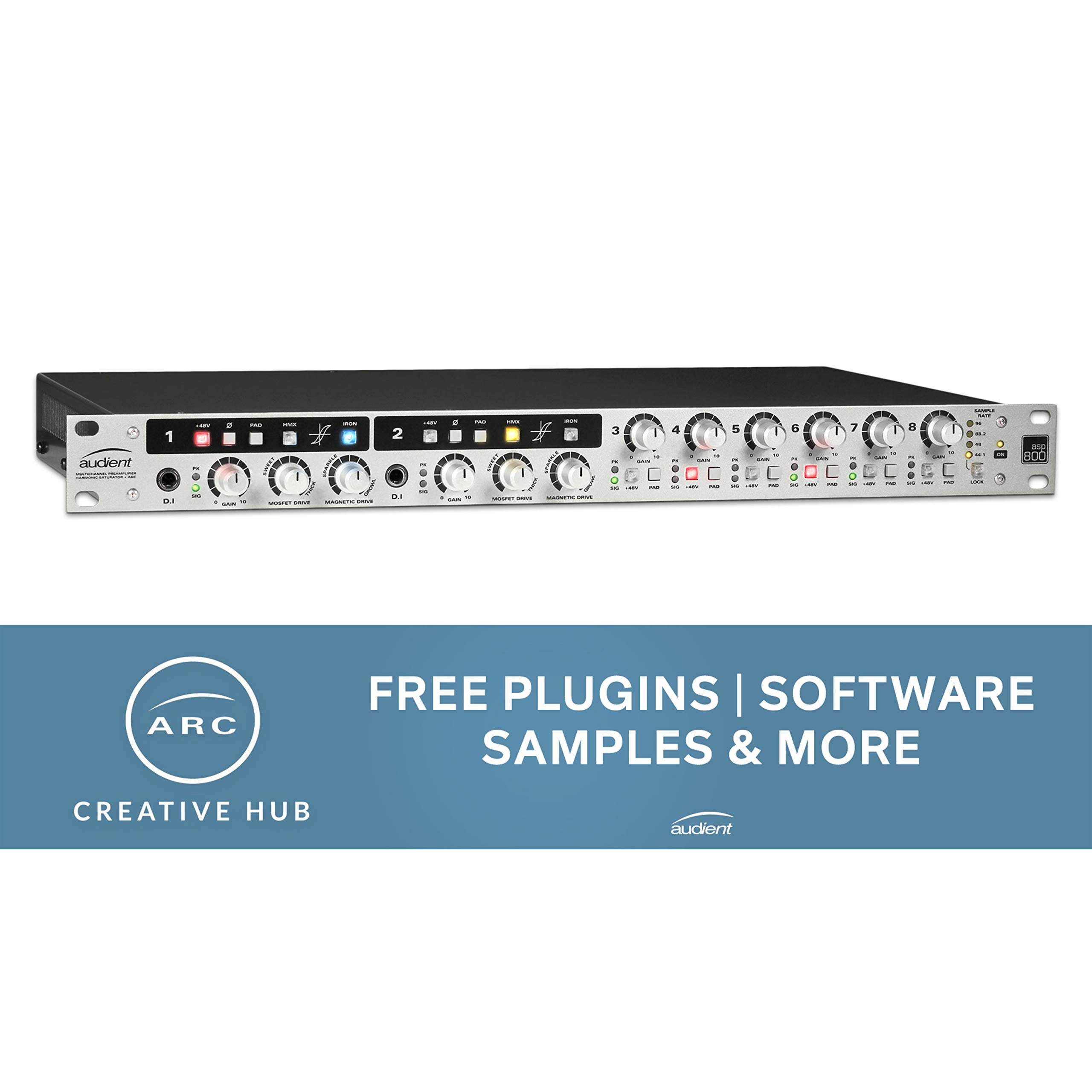 Amazon | audient オーディエント / ASP800 8CHマイク・プリアンプ