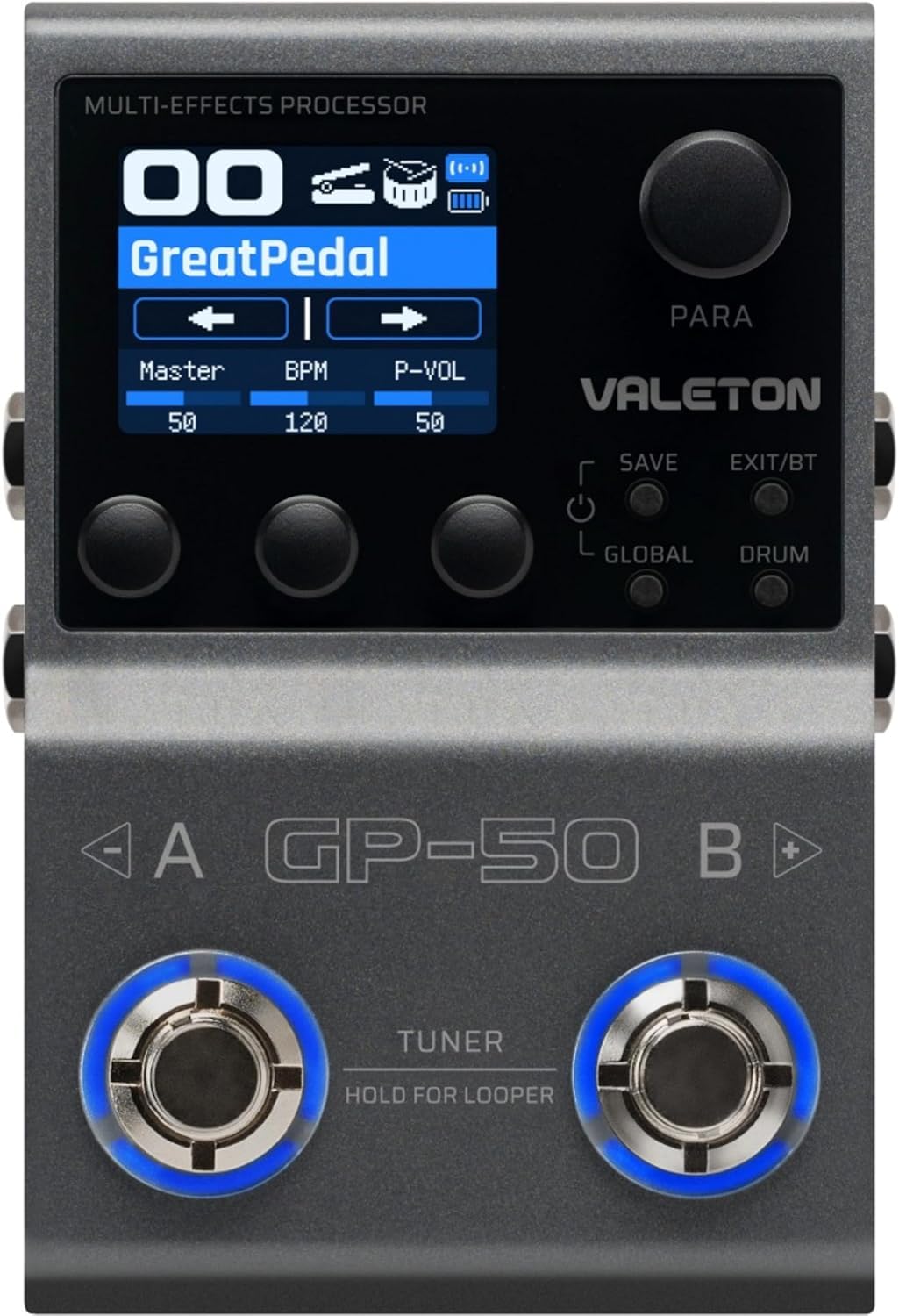 Amazon.co.jp: Valeton GP-50 マルチエフェクトプロセッサー/SnapTone