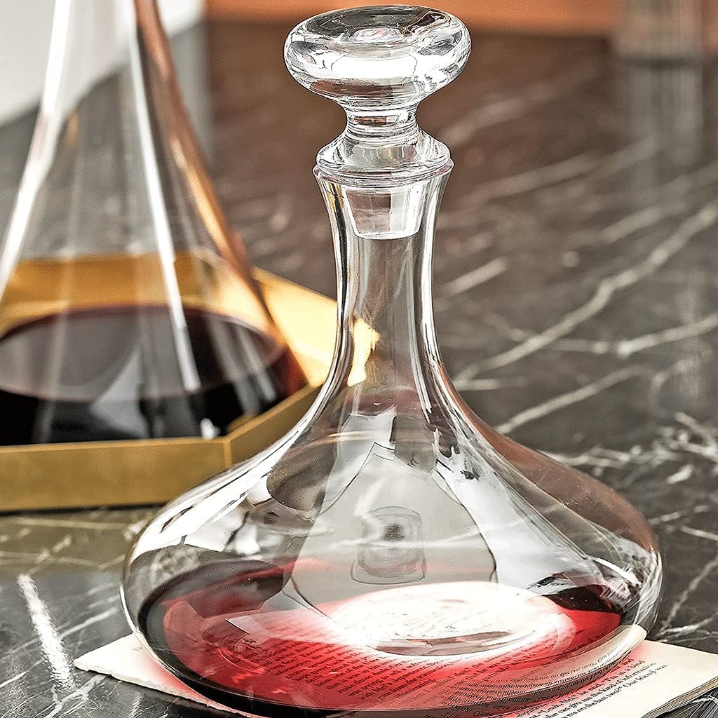 Amazon | デキャンタークリエイティブデキャンター、蓋付きクリスタル