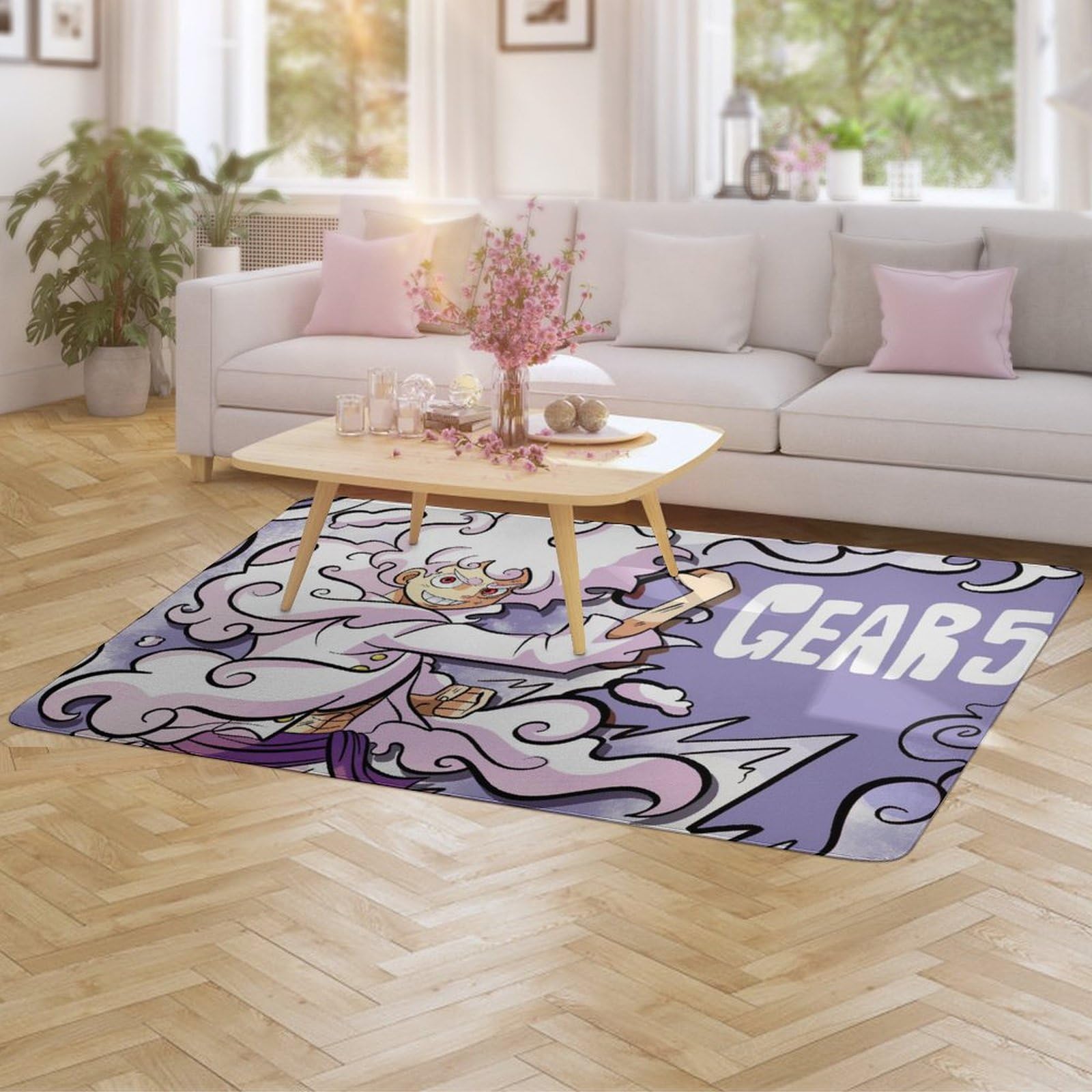 Amazon | カーペット ワンピース ルフィ ONE PIECE ギア5 ラグ