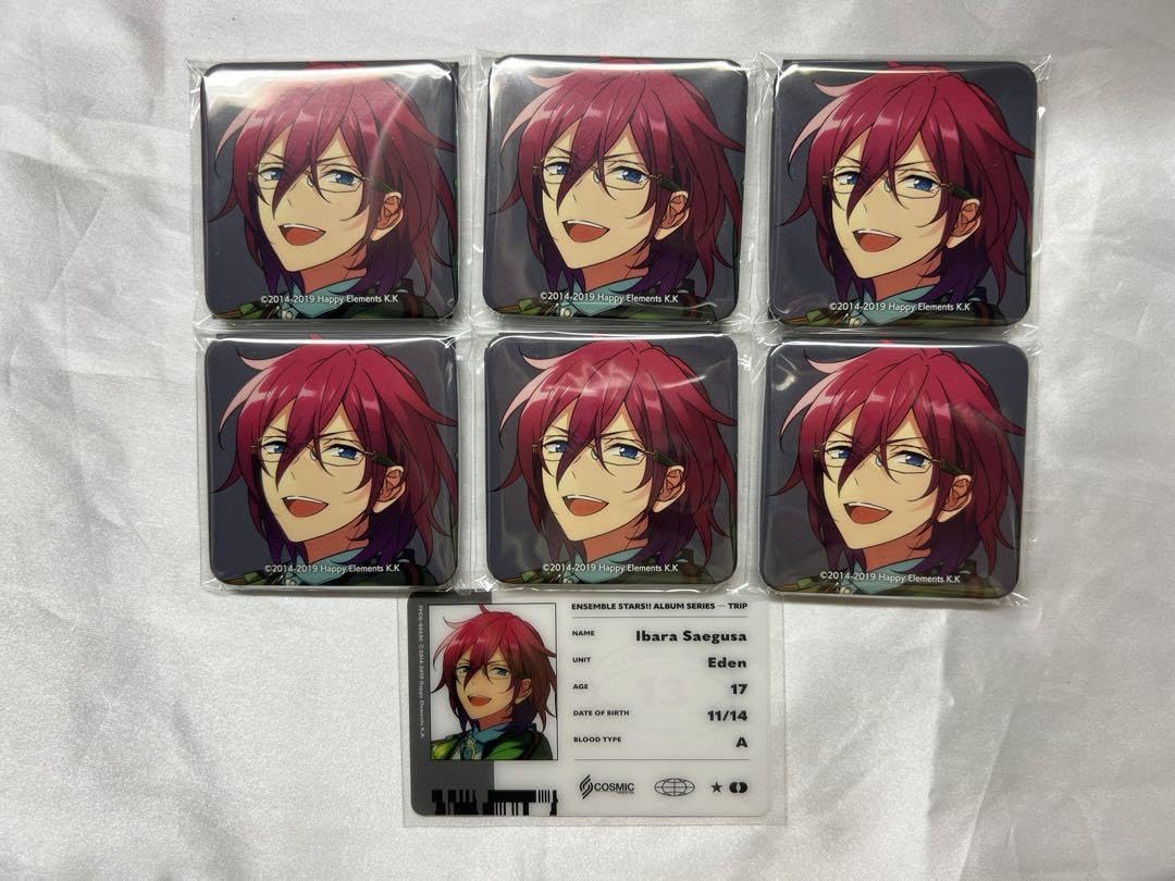 アルバム缶 trip 七種茨 40点 あんスタ 七種茨 TRIP ALBUM 缶バッジ