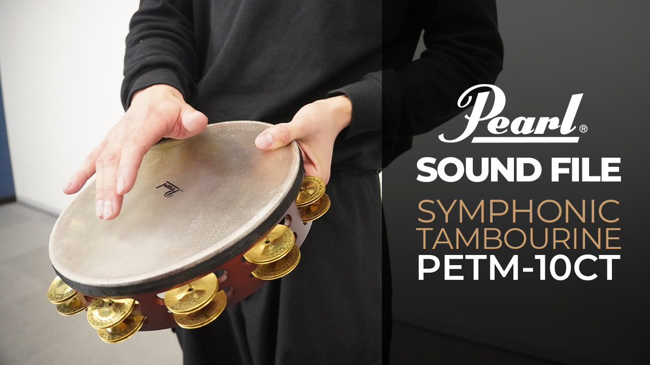 Amazon.co.jp: Pearl Symphonic Tambourines PETM-10CT#DB Symphonic