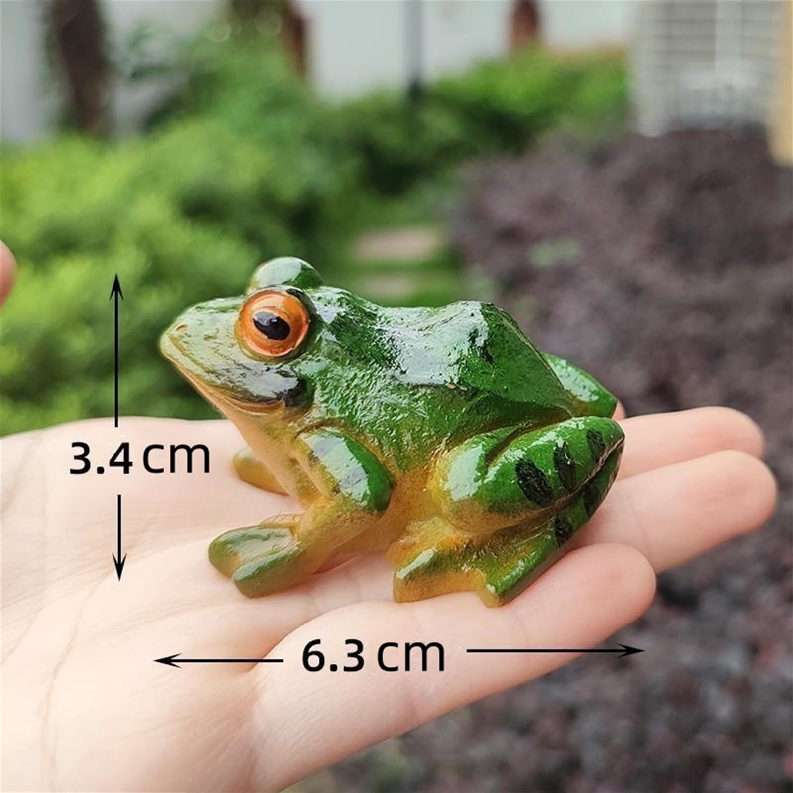 Amazon.co.jp: カエル 置物 グッズ 大きい リアル 大 玄関 陶器 庭