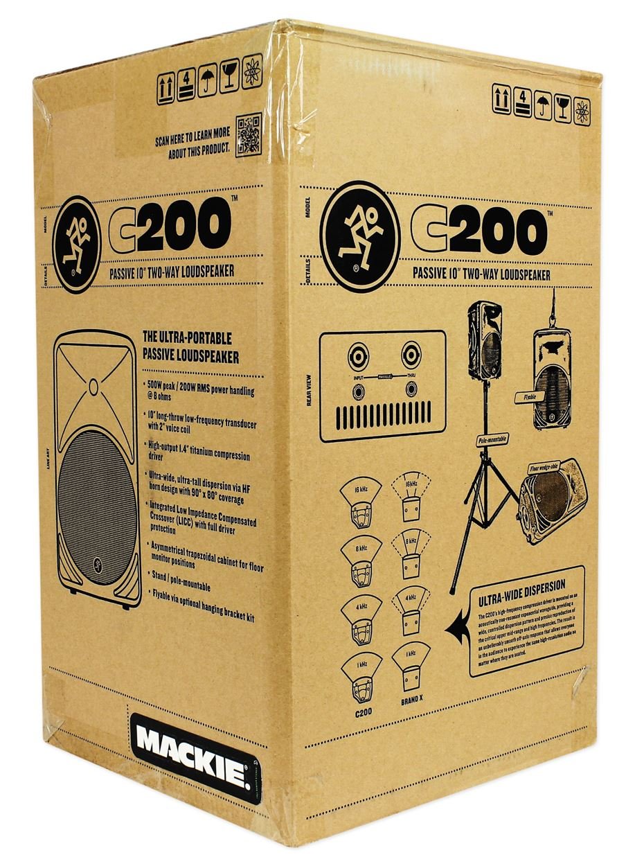 Amazon | MACKIE マッキーパッシブPAスピーカー C200 国内正規品(1本