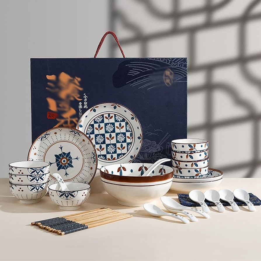 Amazon.co.jp: 食器セット 4人食 6人食 ギフトボックス 茶碗セット 和