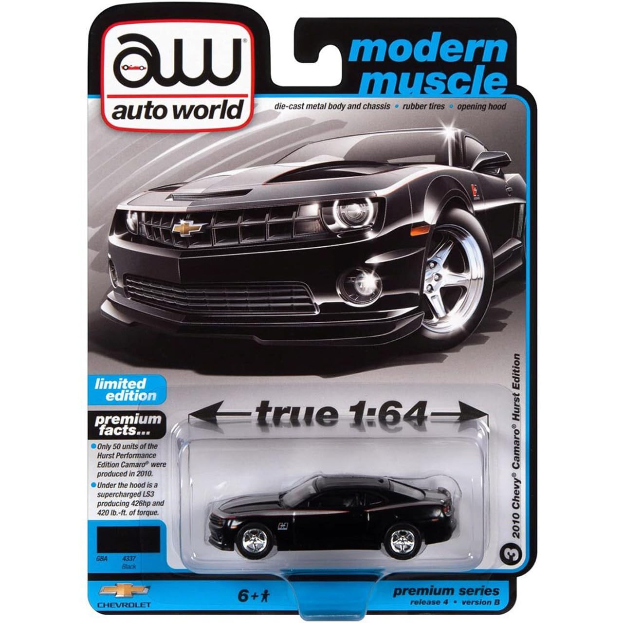 Amazon.com: Auto World - 2010 Hurst Chevrolet Camaro : Toys & Games