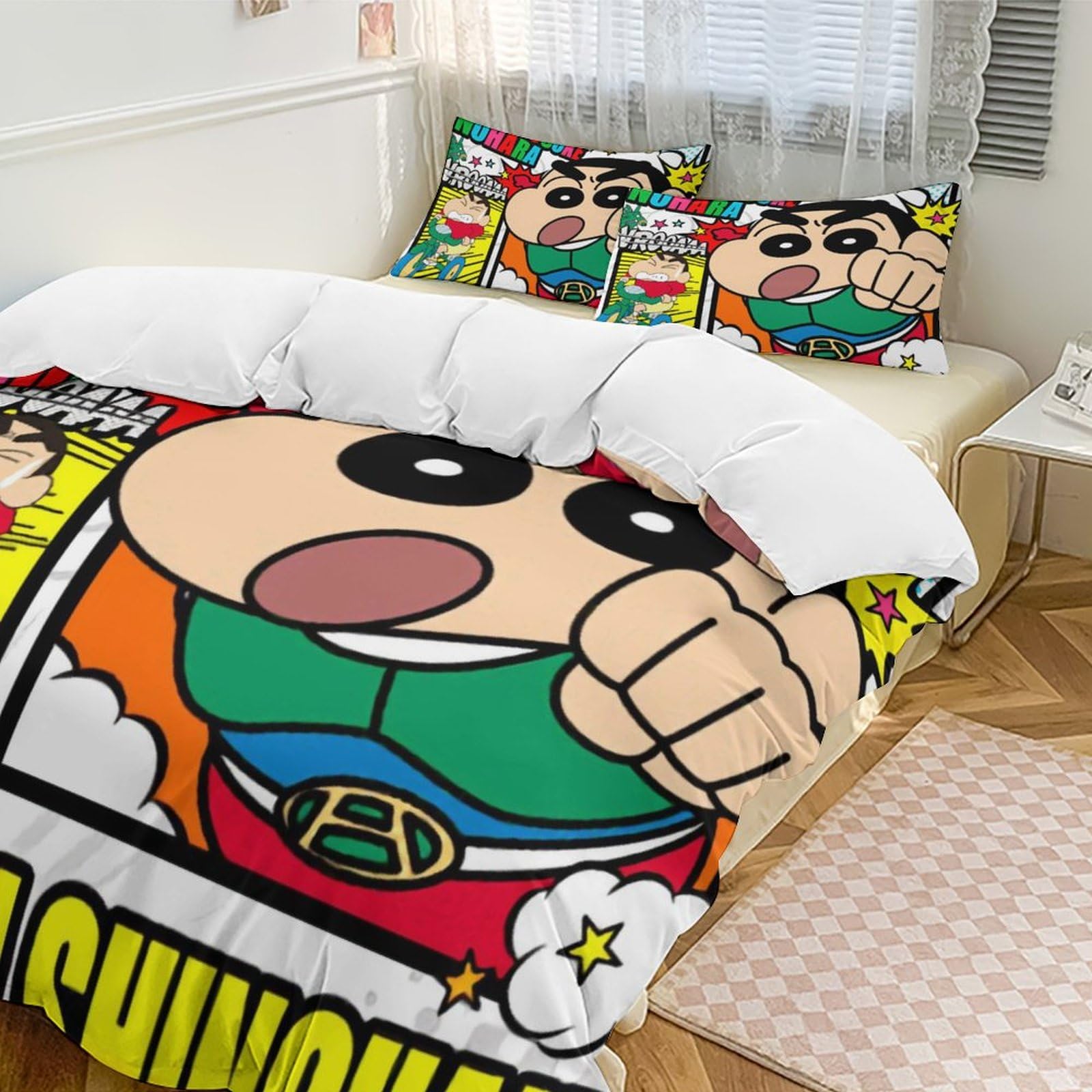 Amazon｜クレヨンしんちゃん 布団カバー 3点セット 枕カバー シーツ
