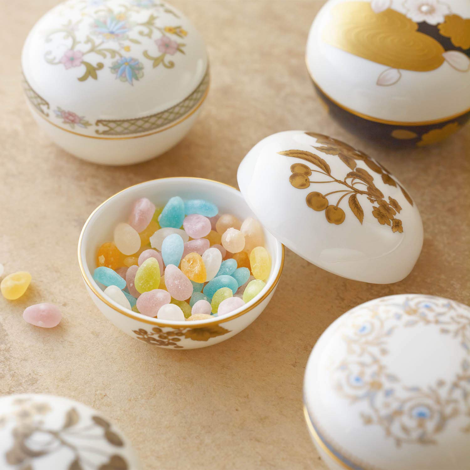 Amazon.co.jp: Noritake ノリタケ ボンボニエール 直径約7.5cm・高さ約