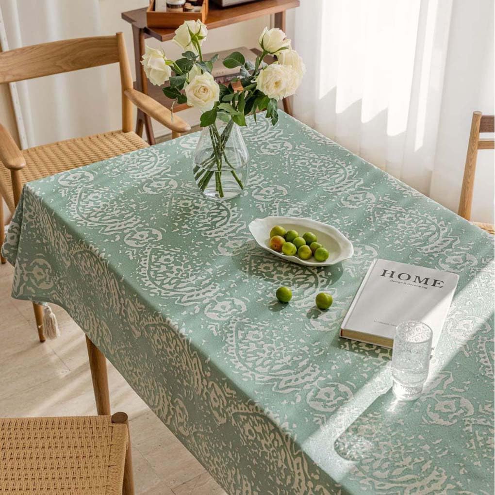 Amazon｜Foxace テーブルクロス グリーン テーブルカバー マルチクロス