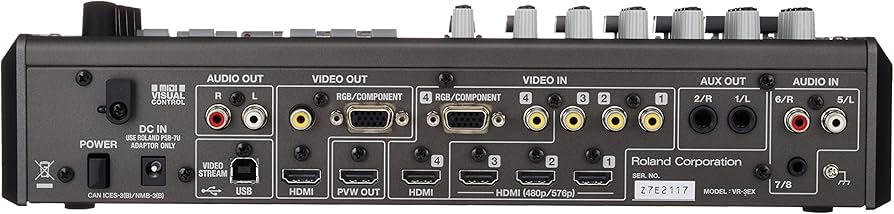 Amazon | Roland ローランド AVミキサー VR-3EX | ミキサー | 楽器