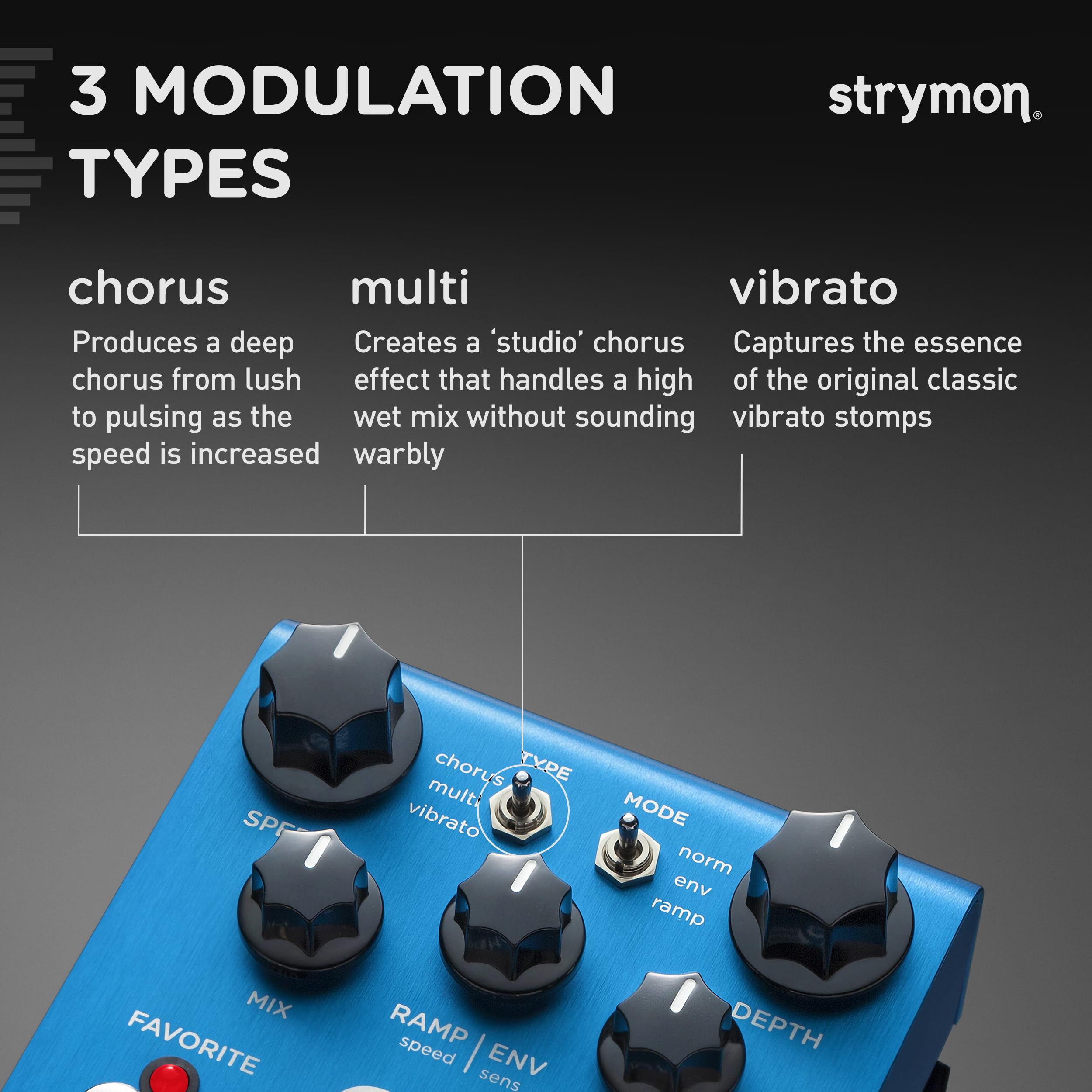 Amazon | Strymon『Ola Chorus』(オーラ・コーラス/コーラス・ペダル