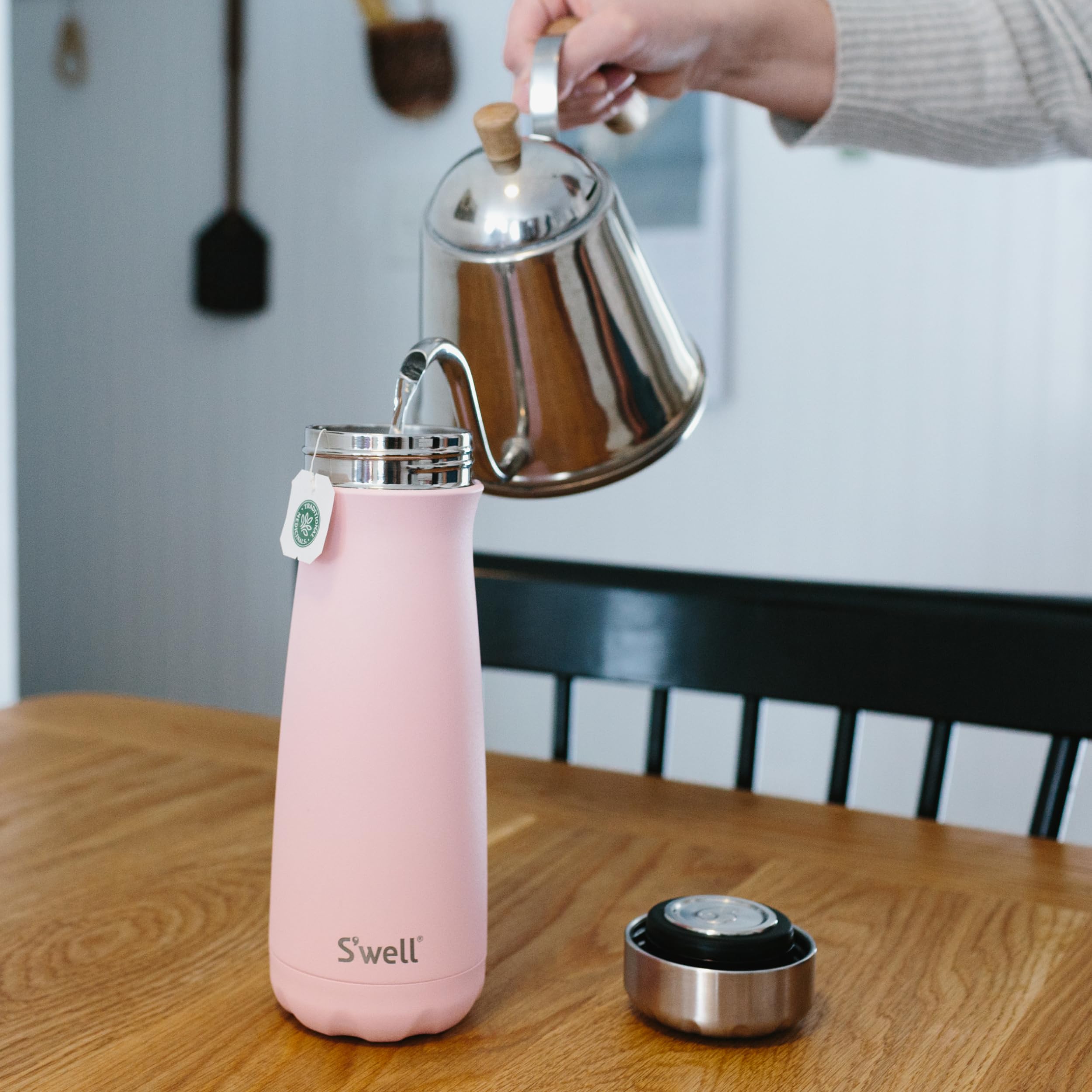 Amazon.com: S'well Stainless Steel Traveler, 16oz, Pink Topaz