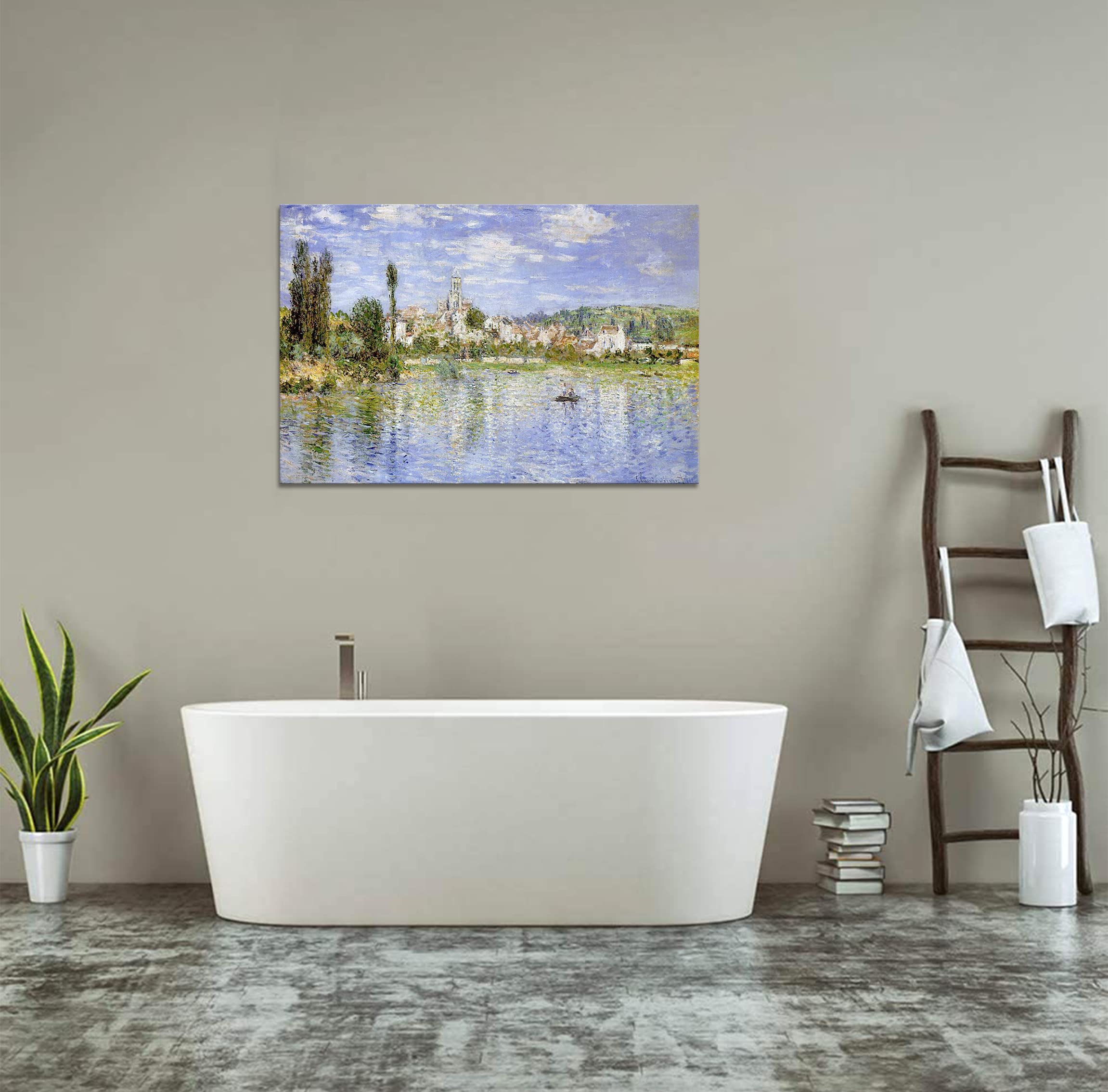 Amazon.co.jp: アートパネル クロード・モネ 油絵 印象派 セーヌ川