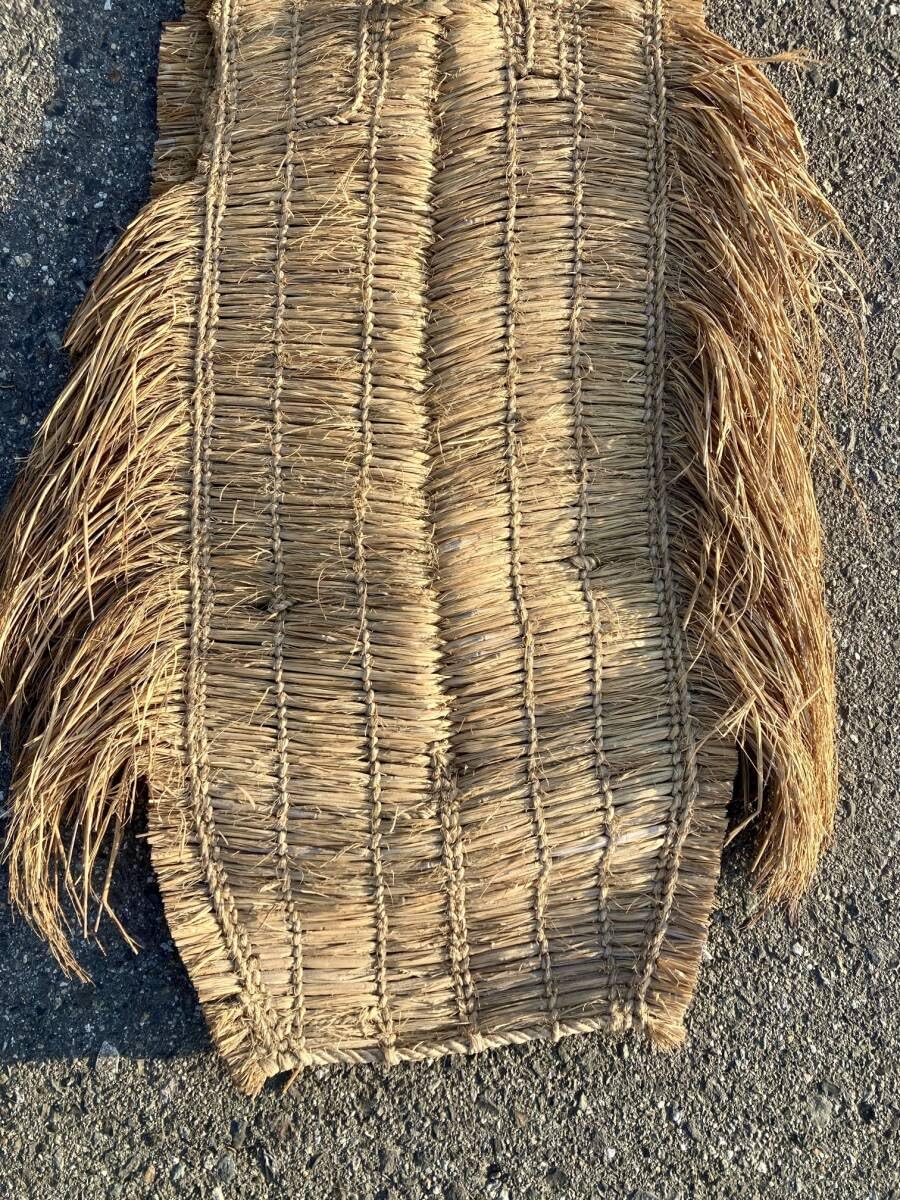 Amazon.co.jp: 藁蓑蓑古民具昭和レトロアンティーク貴重品E伝統工芸