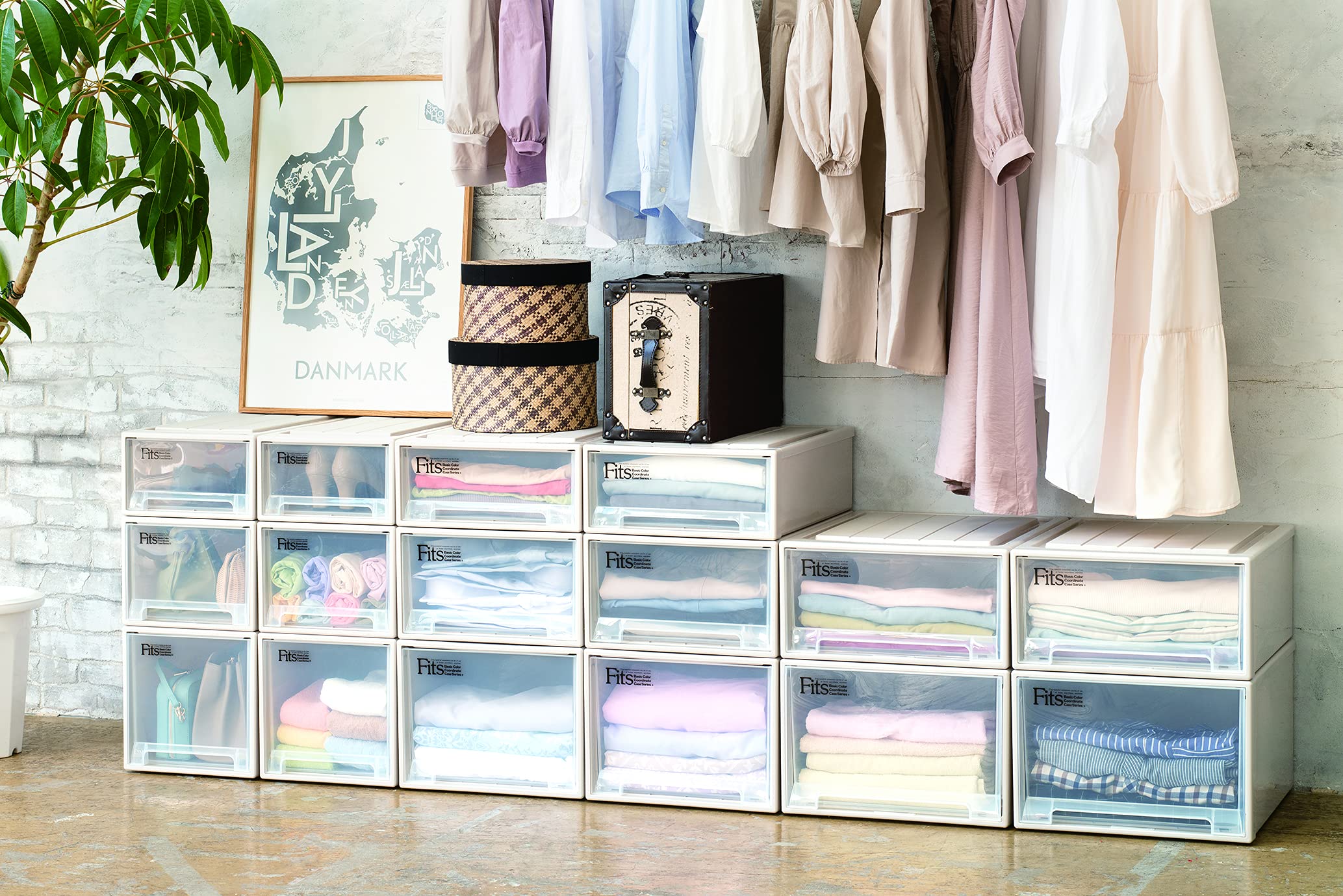 Amazon｜【通販限定2個セット】天馬 収納ボックス フィッツケース