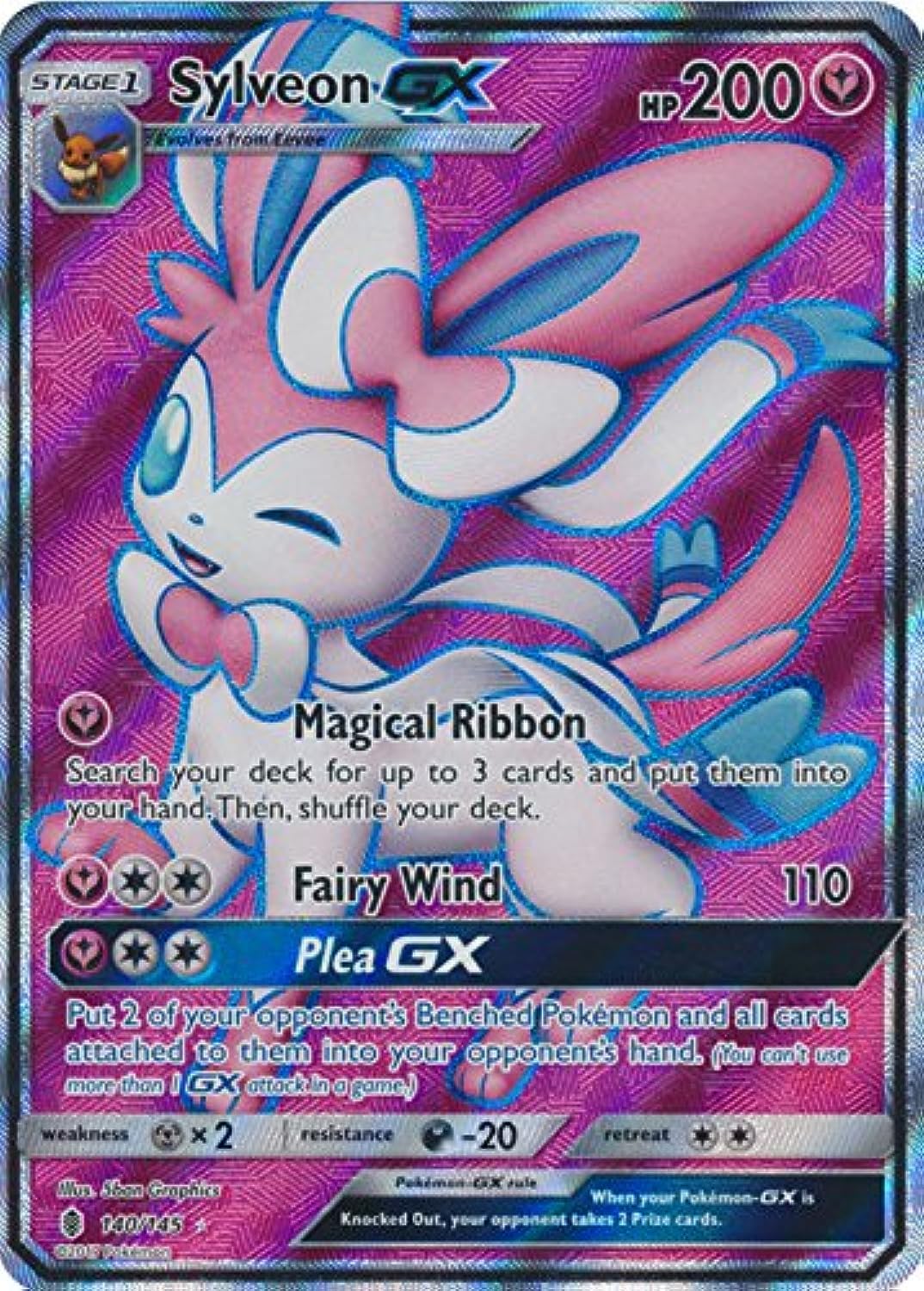 Amazon.co.jp: ニンフィアGX/Sylveon-GX - 140/145 - Full Art Ultra