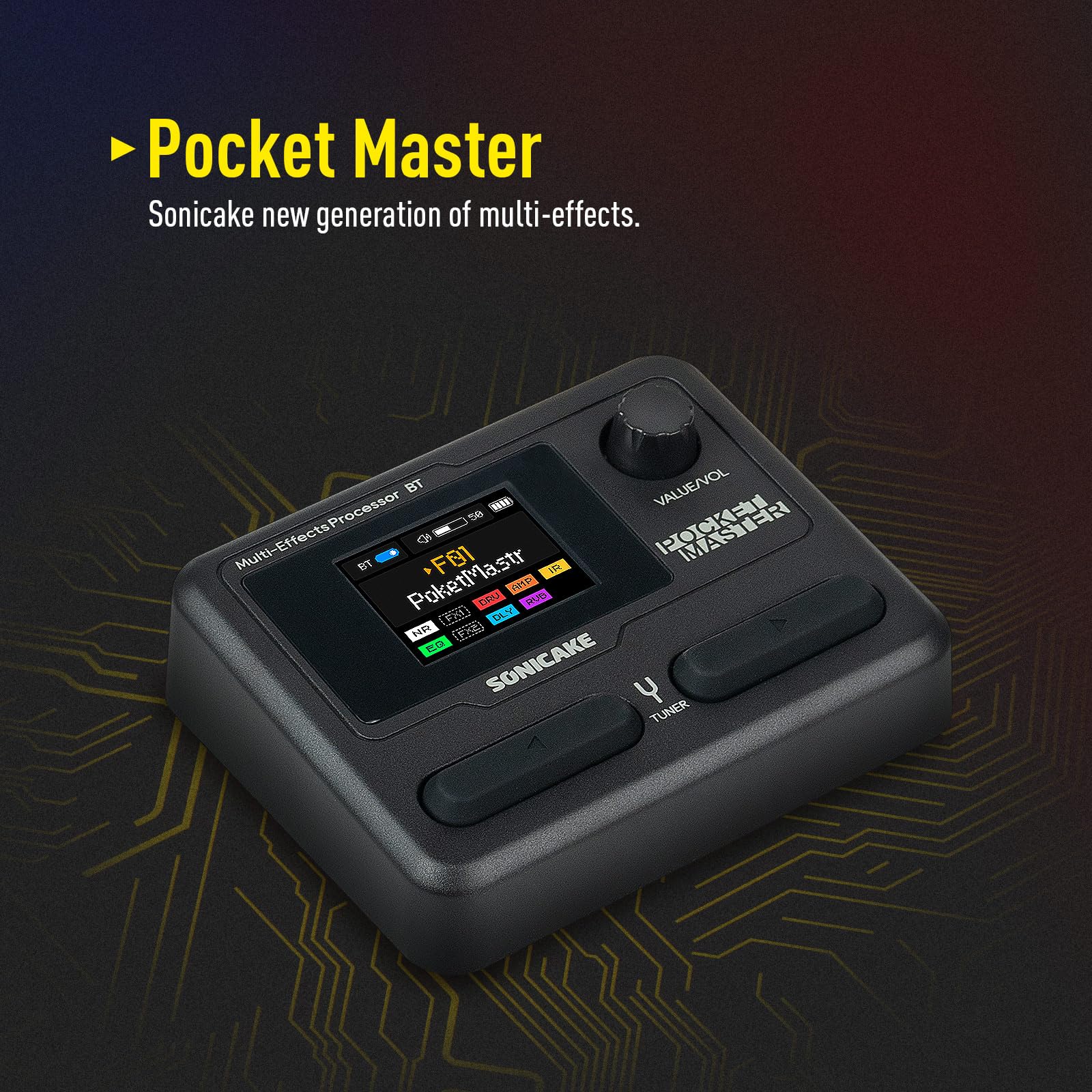 Amazon.com: SONICAKE Pocket Master-Portable Multi Effects Pedal