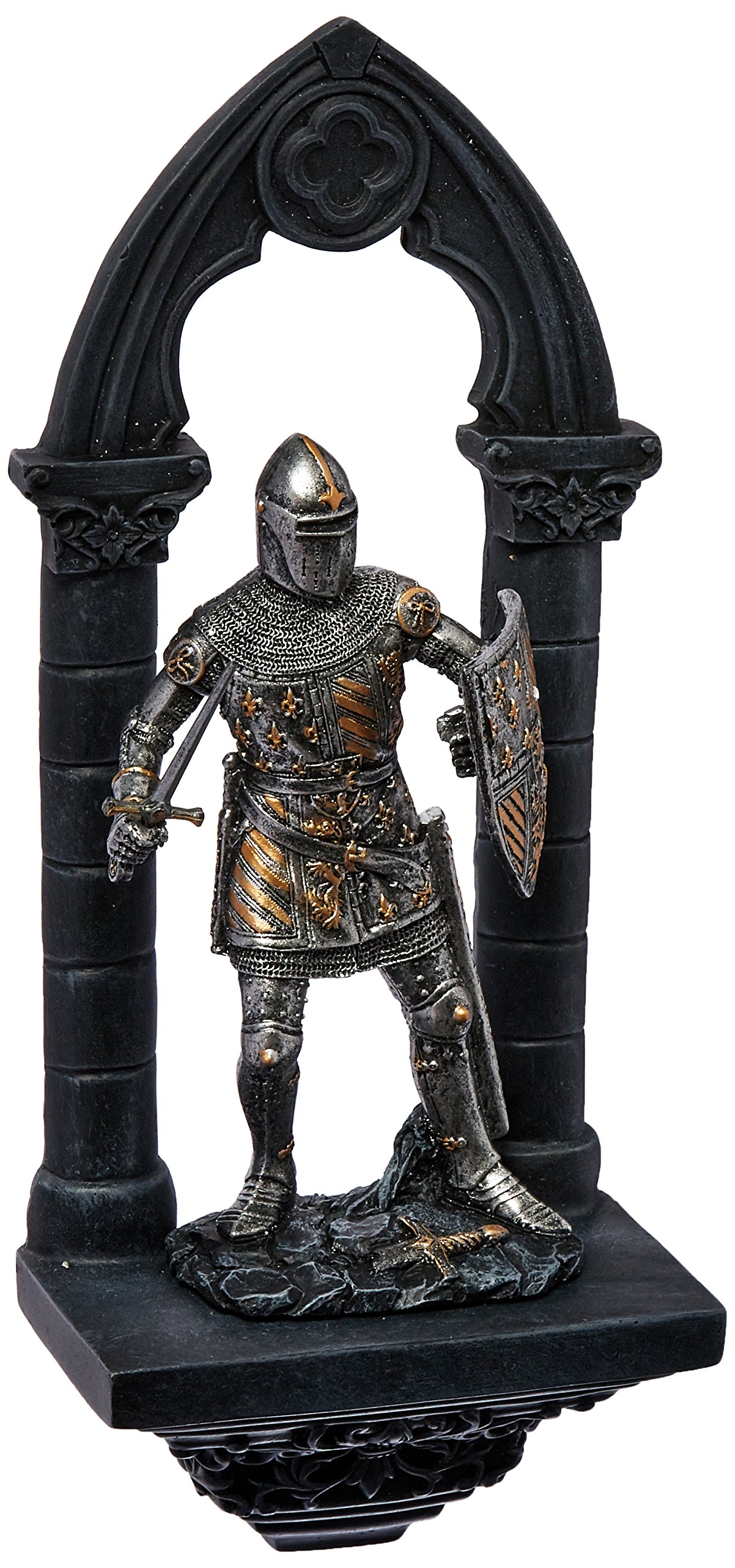 Amazon.co.jp: 西洋甲冑鎧 中世騎士 ギャビン卿 壁彫刻 西洋置物