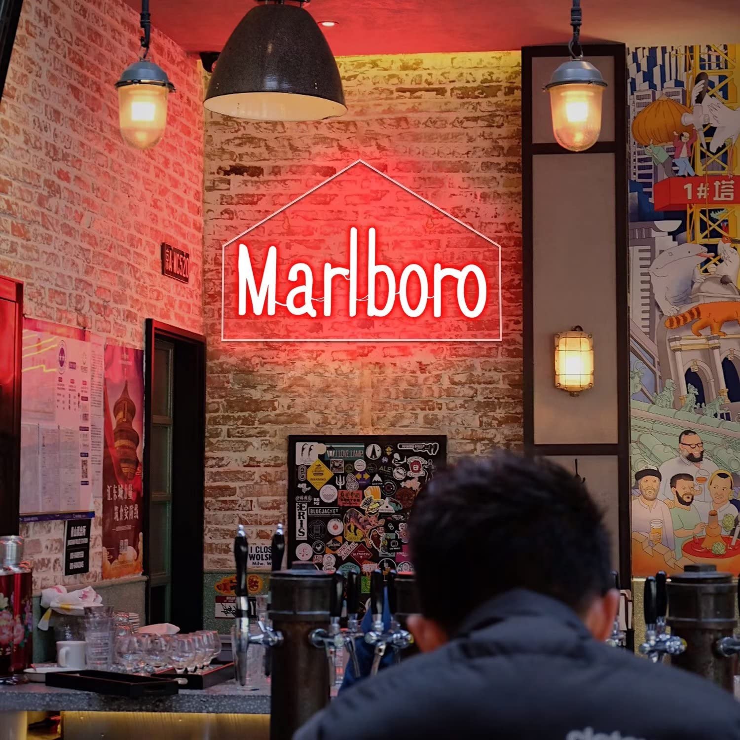 Bar Neon Sign for Wall Decor Dimmable Neon lights for Bedroom Led