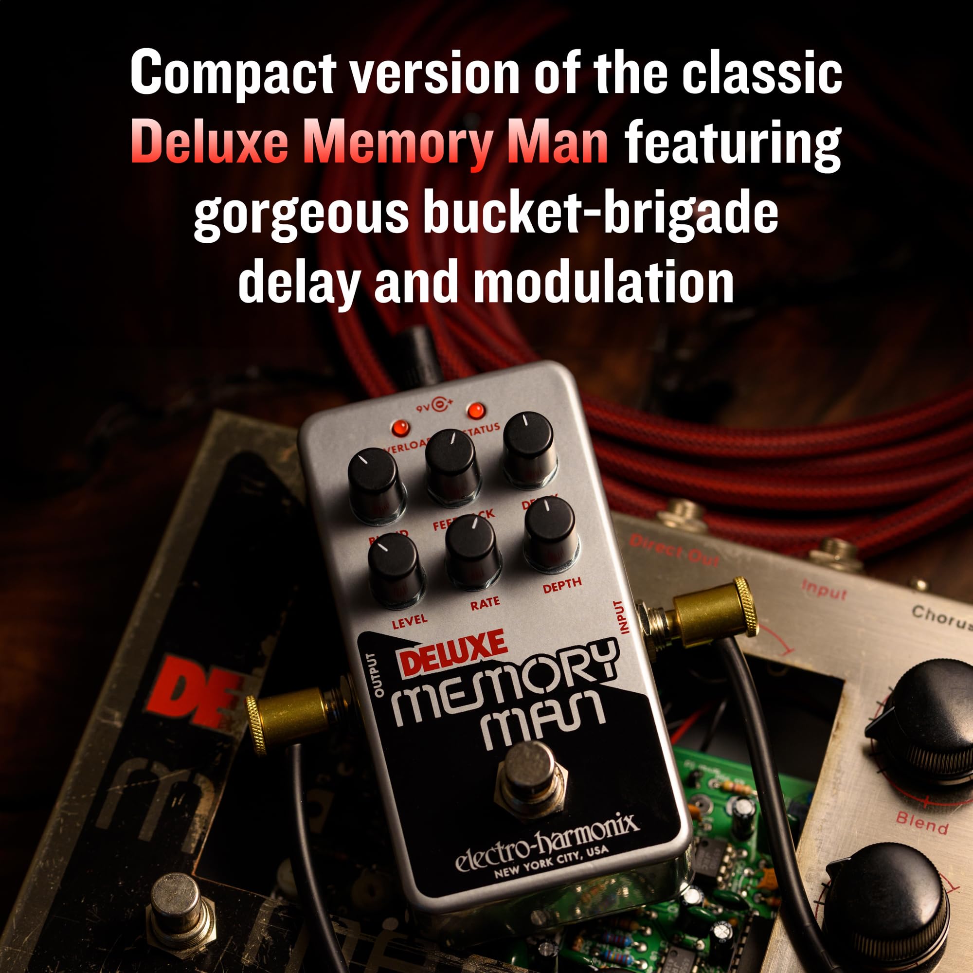 Amazon.com: Electro-Harmonix Nano Deluxe Memory Man Analog Delay