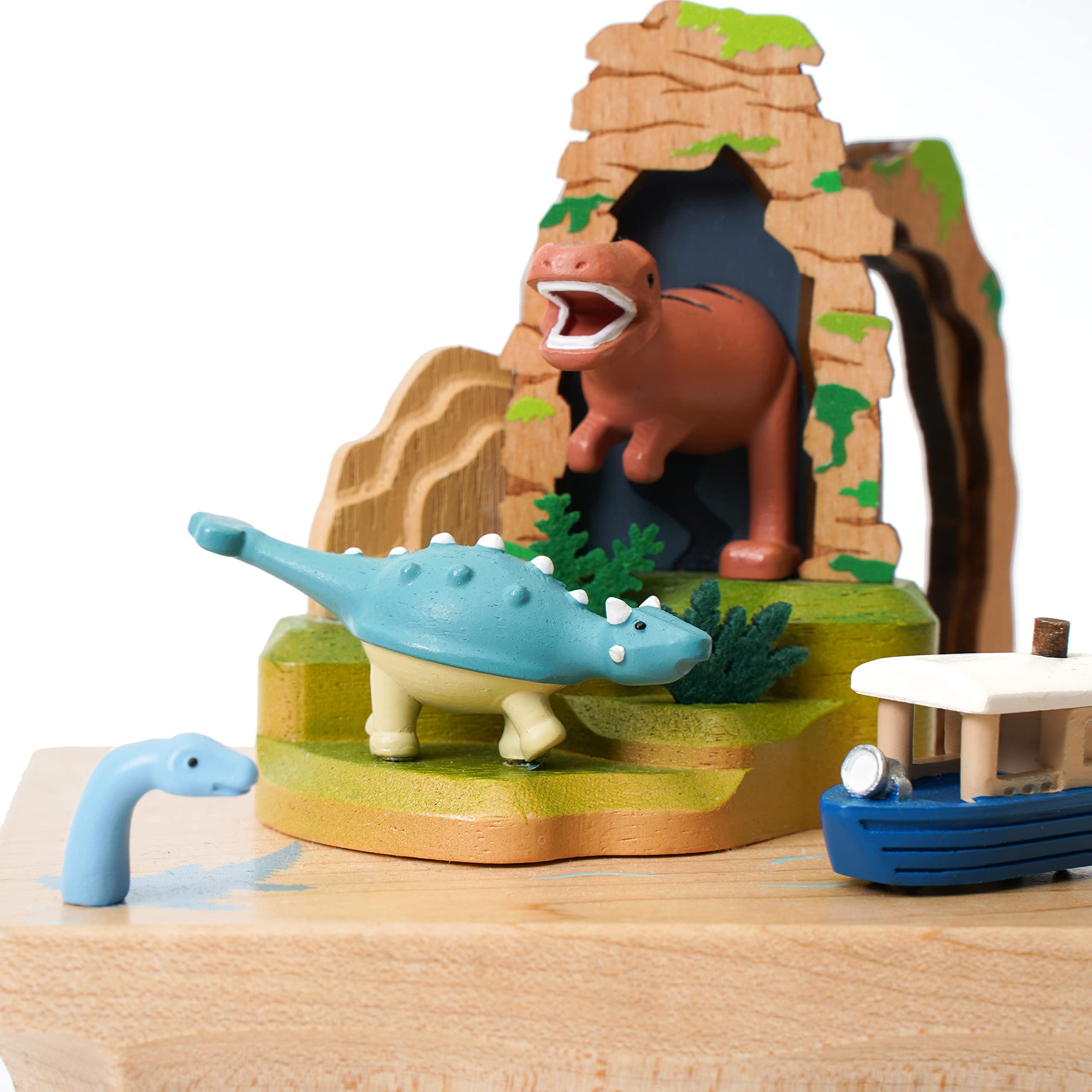 Amazon.co.jp: WOODERFUL LIFE 木製円形&円形オルゴール | 恐竜