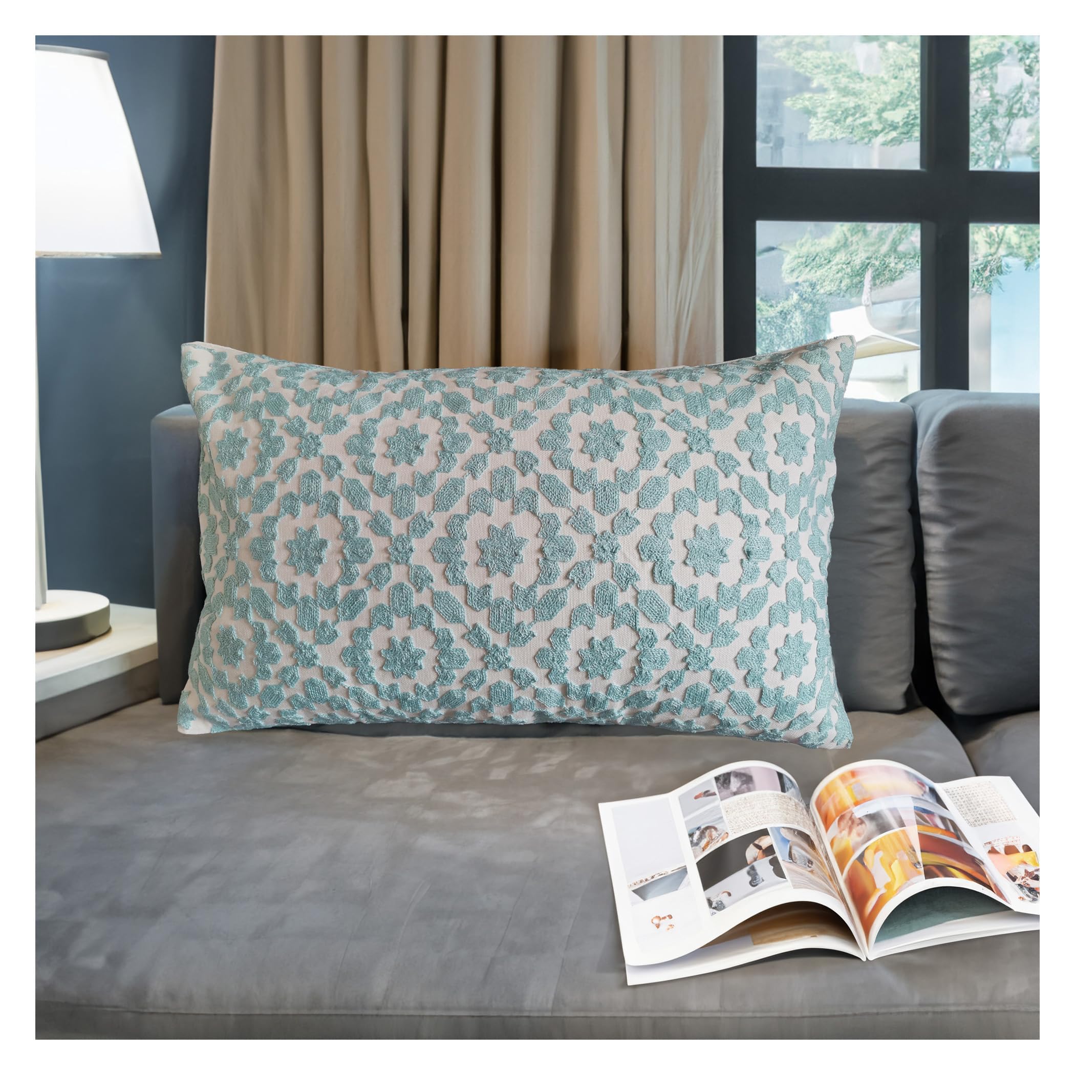 Amazon.co.jp: Aitliving装飾クッションカバー 無地カラー コットン